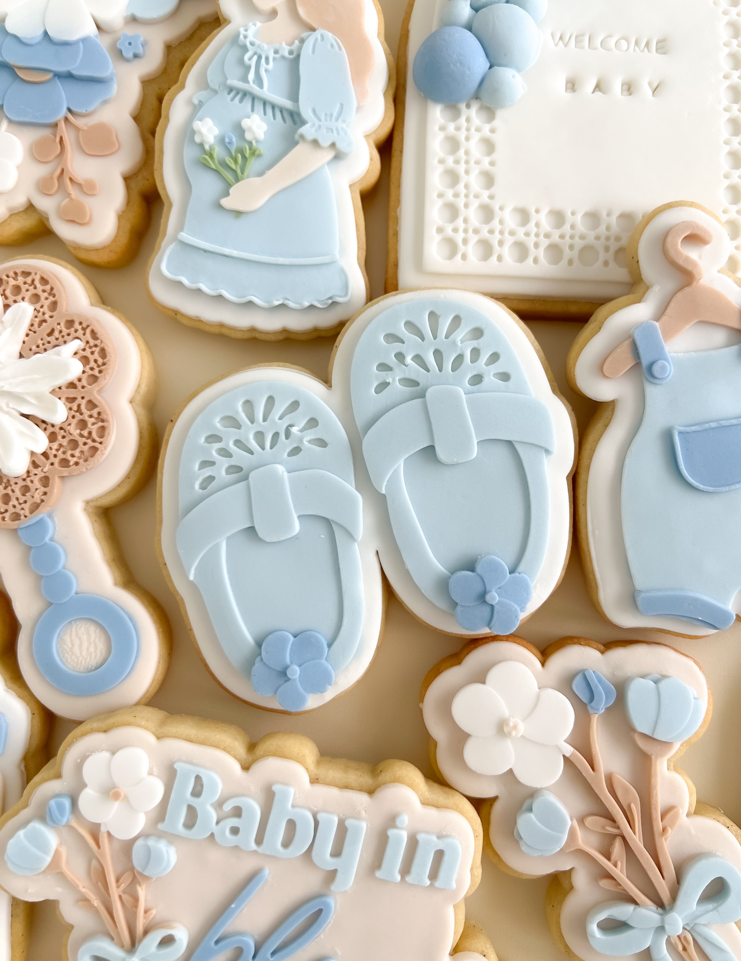 Boho baby shoes debosser and cutter