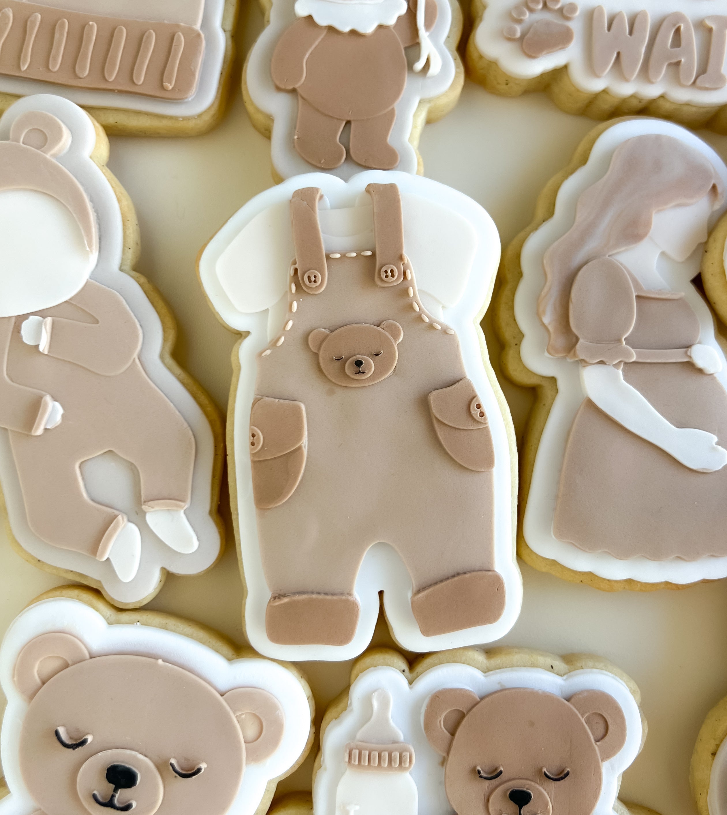 Bear baby onesie debosser and cutter