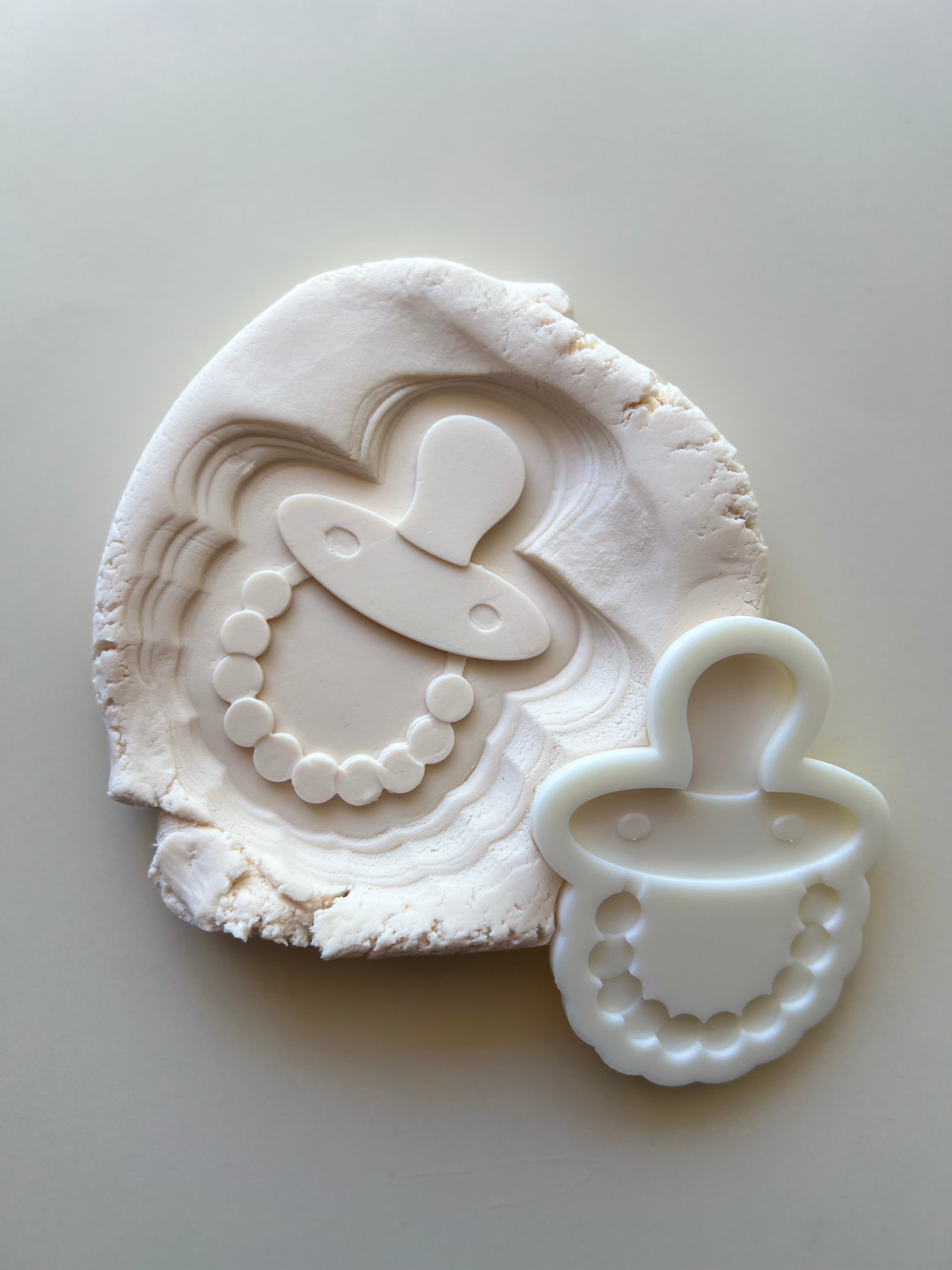 Baby dummy/ pacifier V2 debosser and cutter