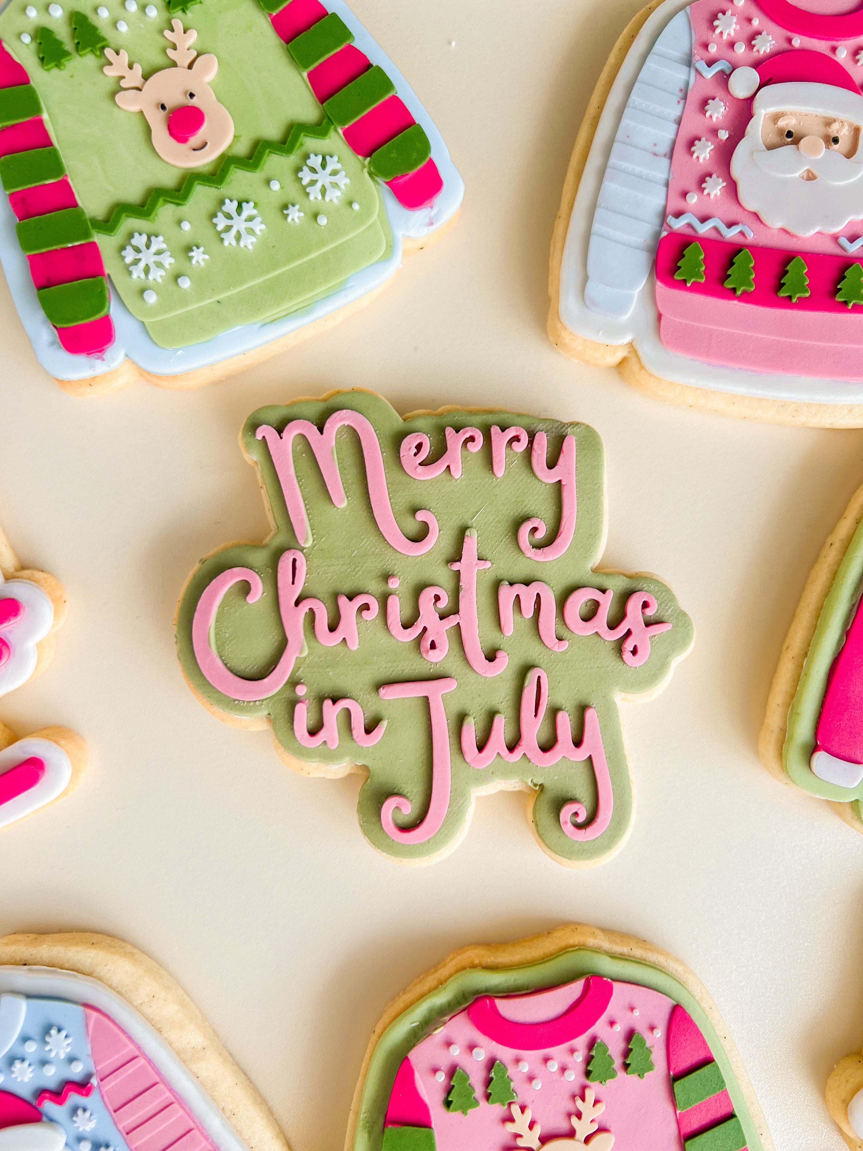 Merry christmas in july debosser and cutter