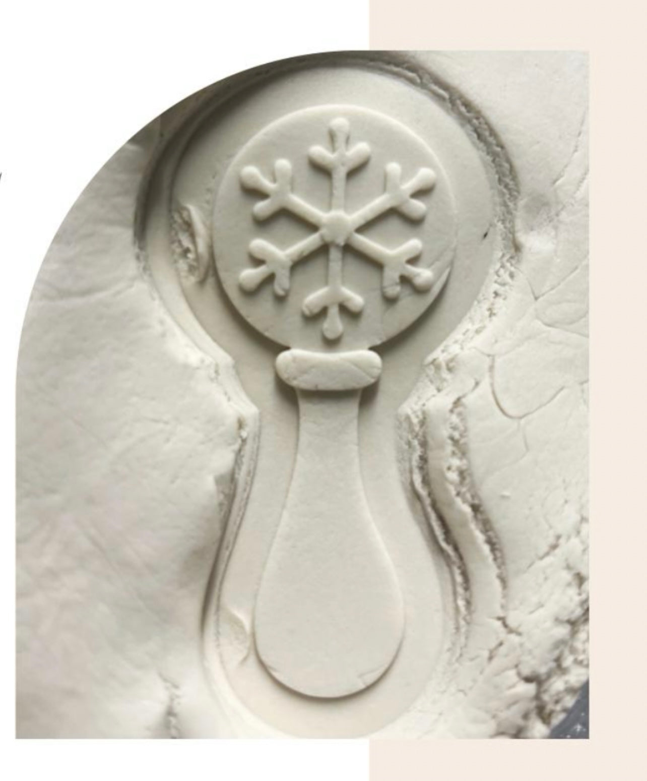 Winter baby rattle debosser and cutter