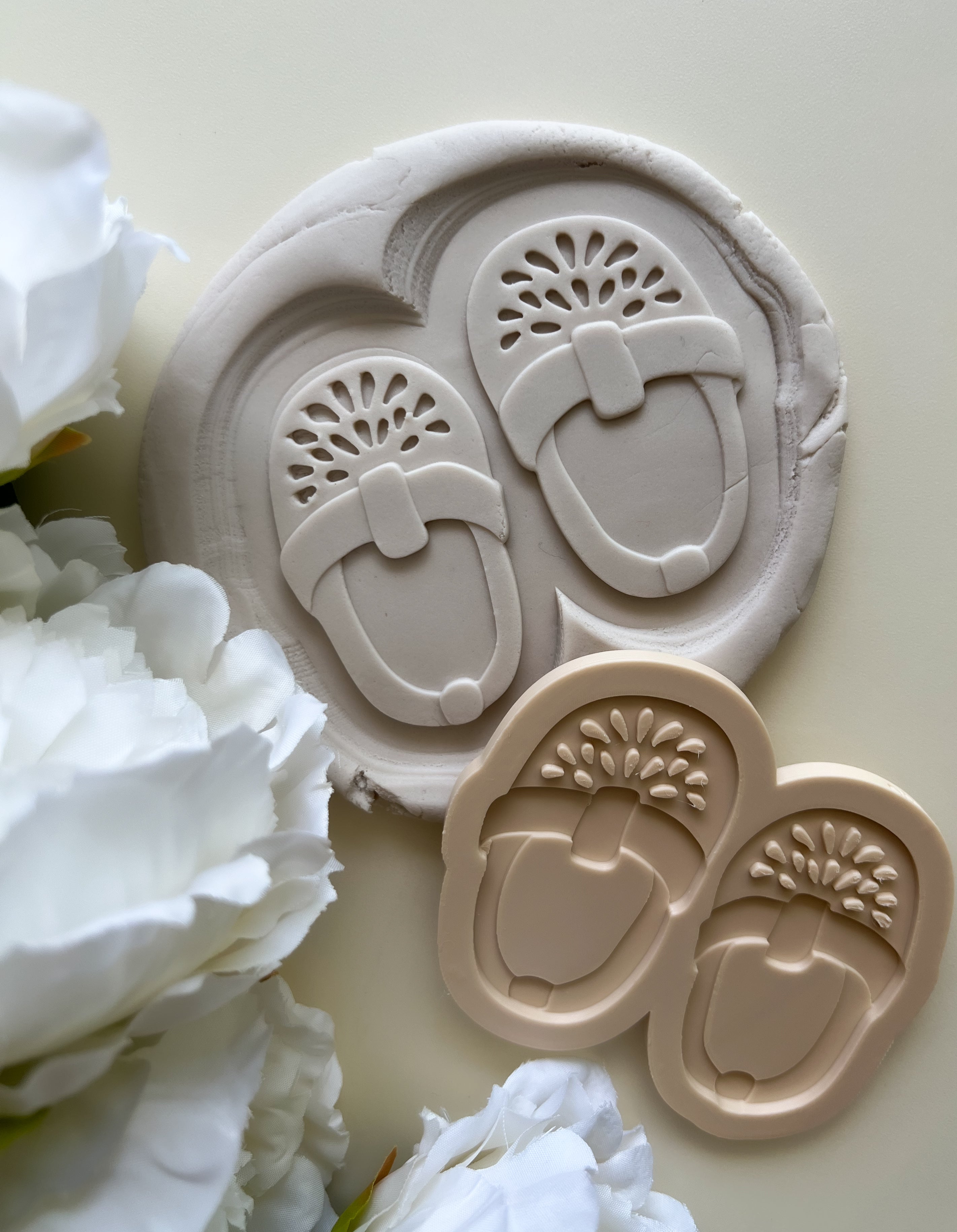 Boho baby shoes debosser and cutter