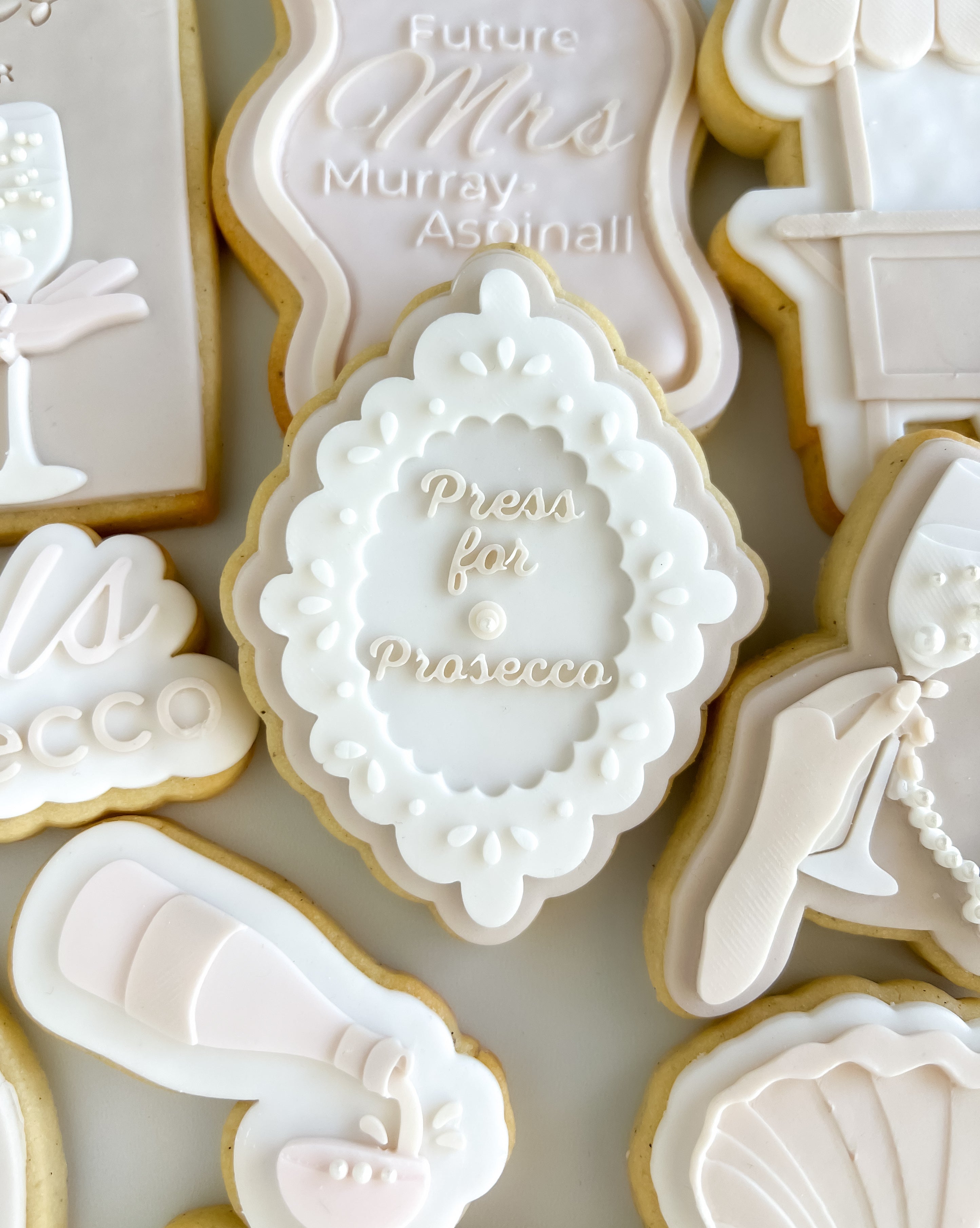 Press for prosecco sign debosser and cutter