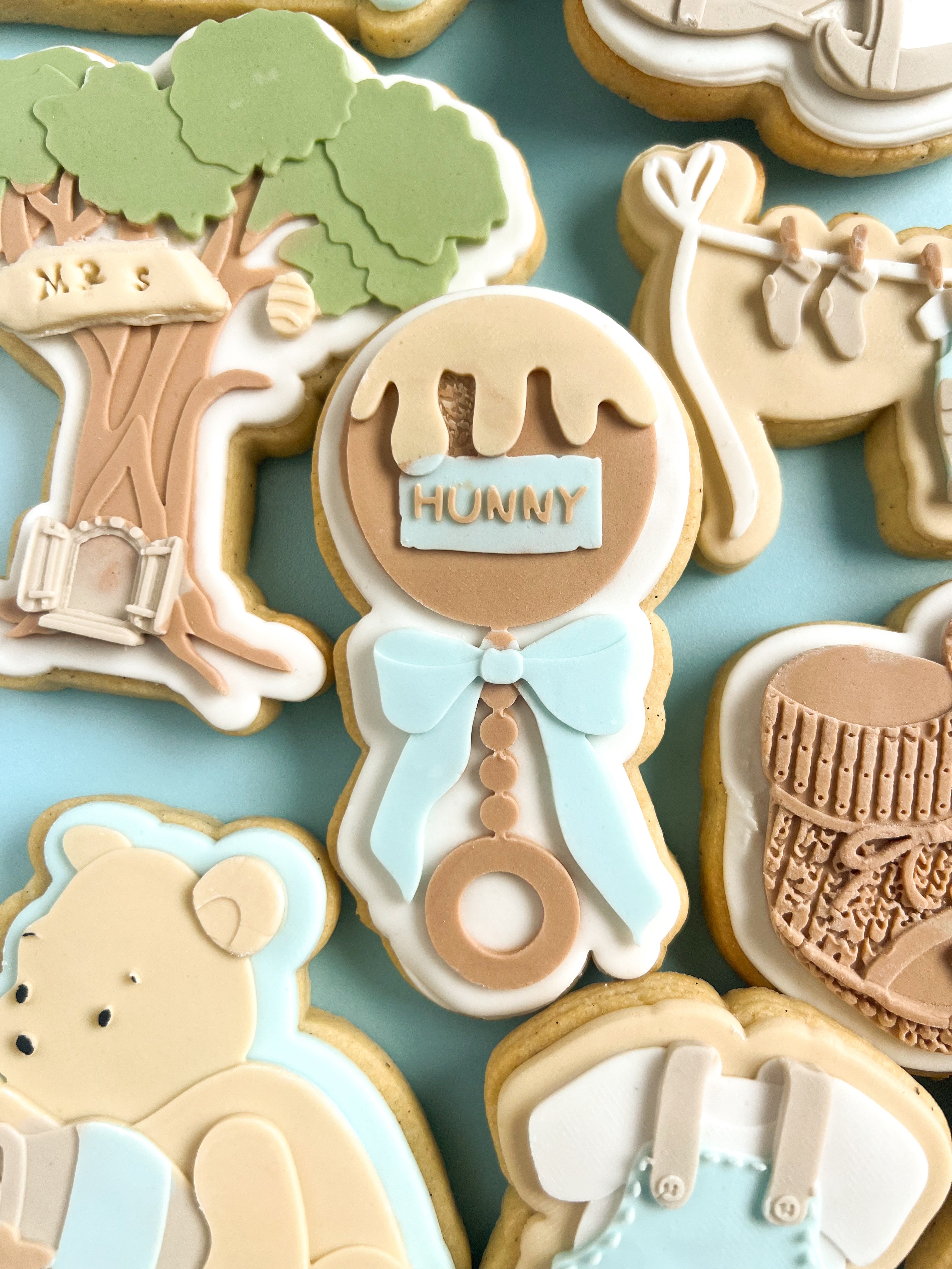 Honey drip baby rattle debosser and cutter