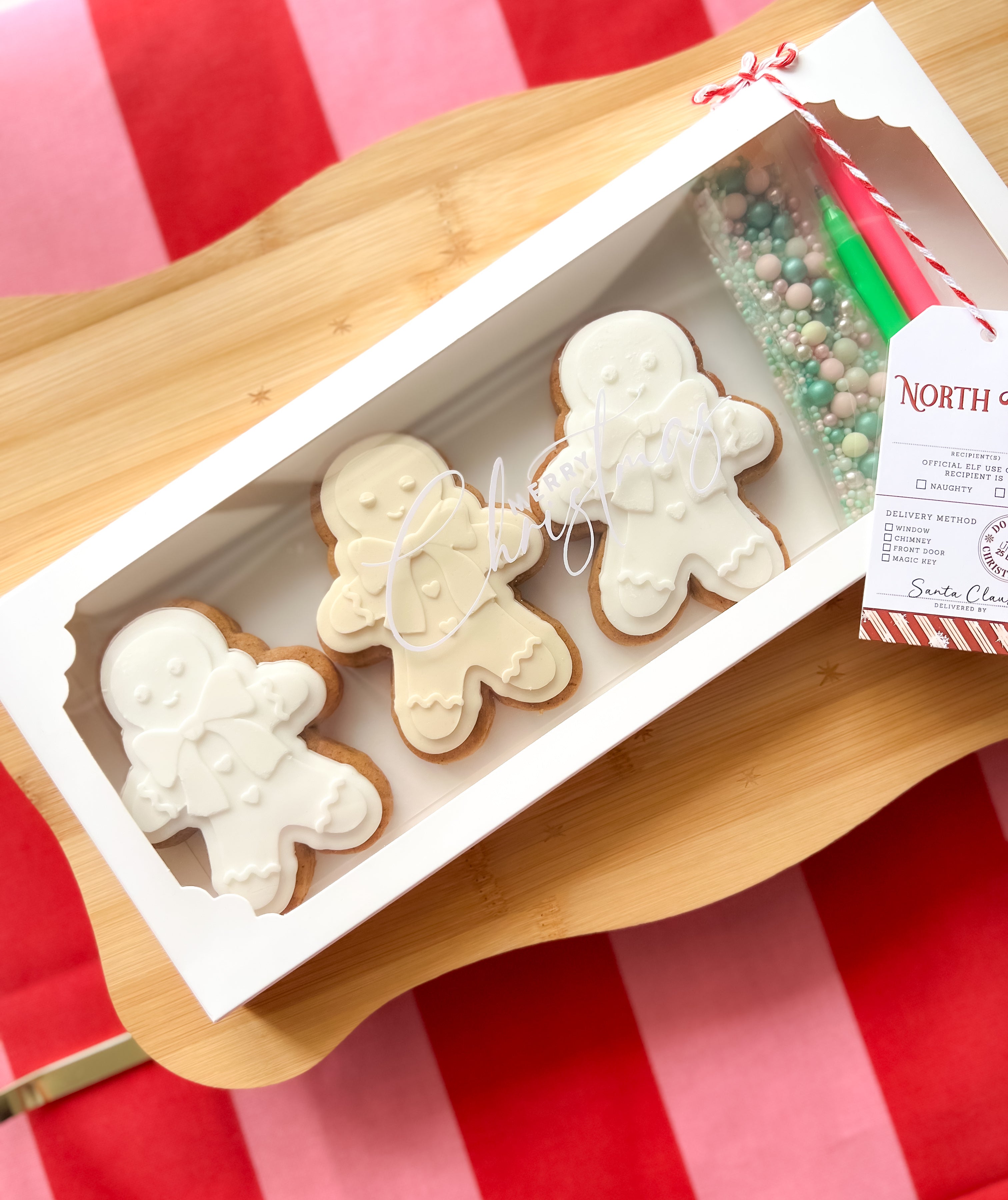 Colour your own gingerbread- 3 PACK