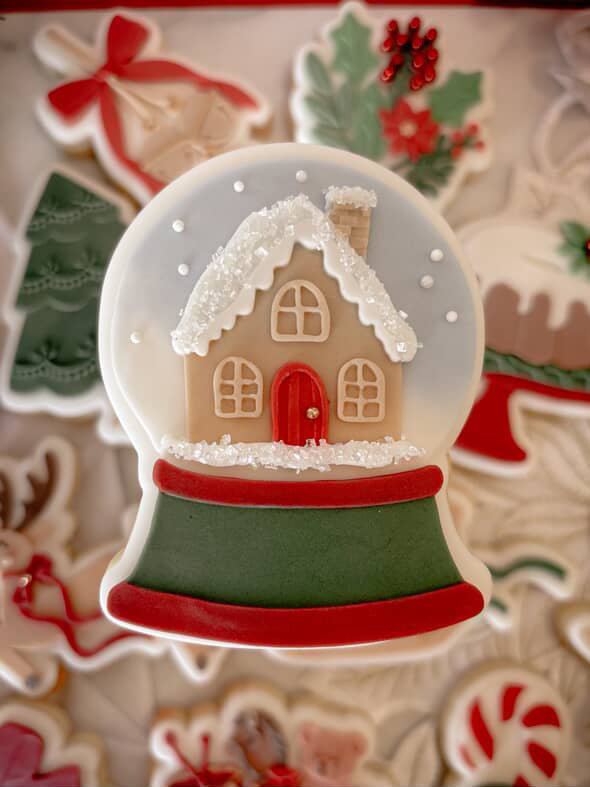 Snow globe debosser and cutter