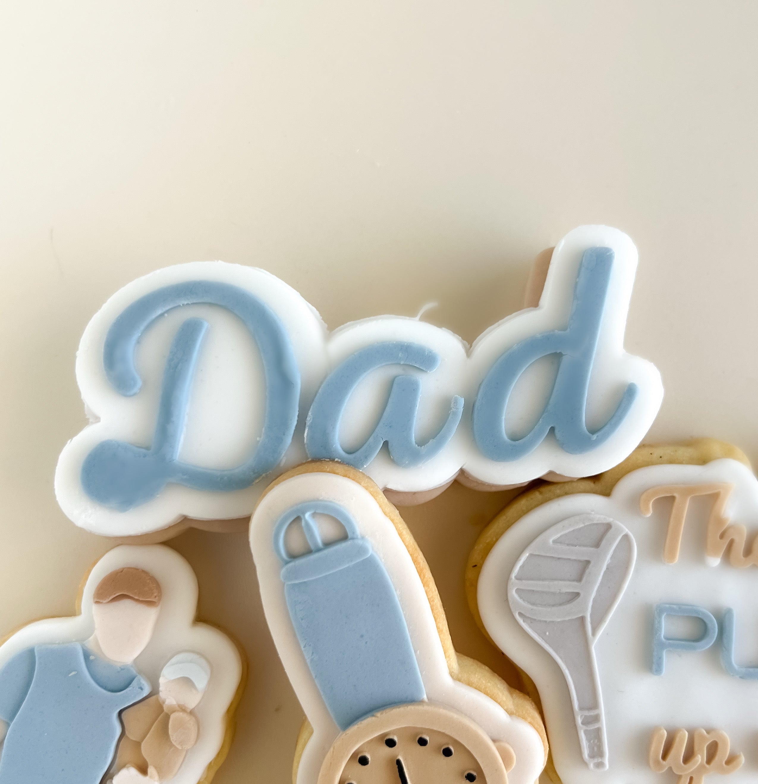 Cursive Dad debosser and cutter