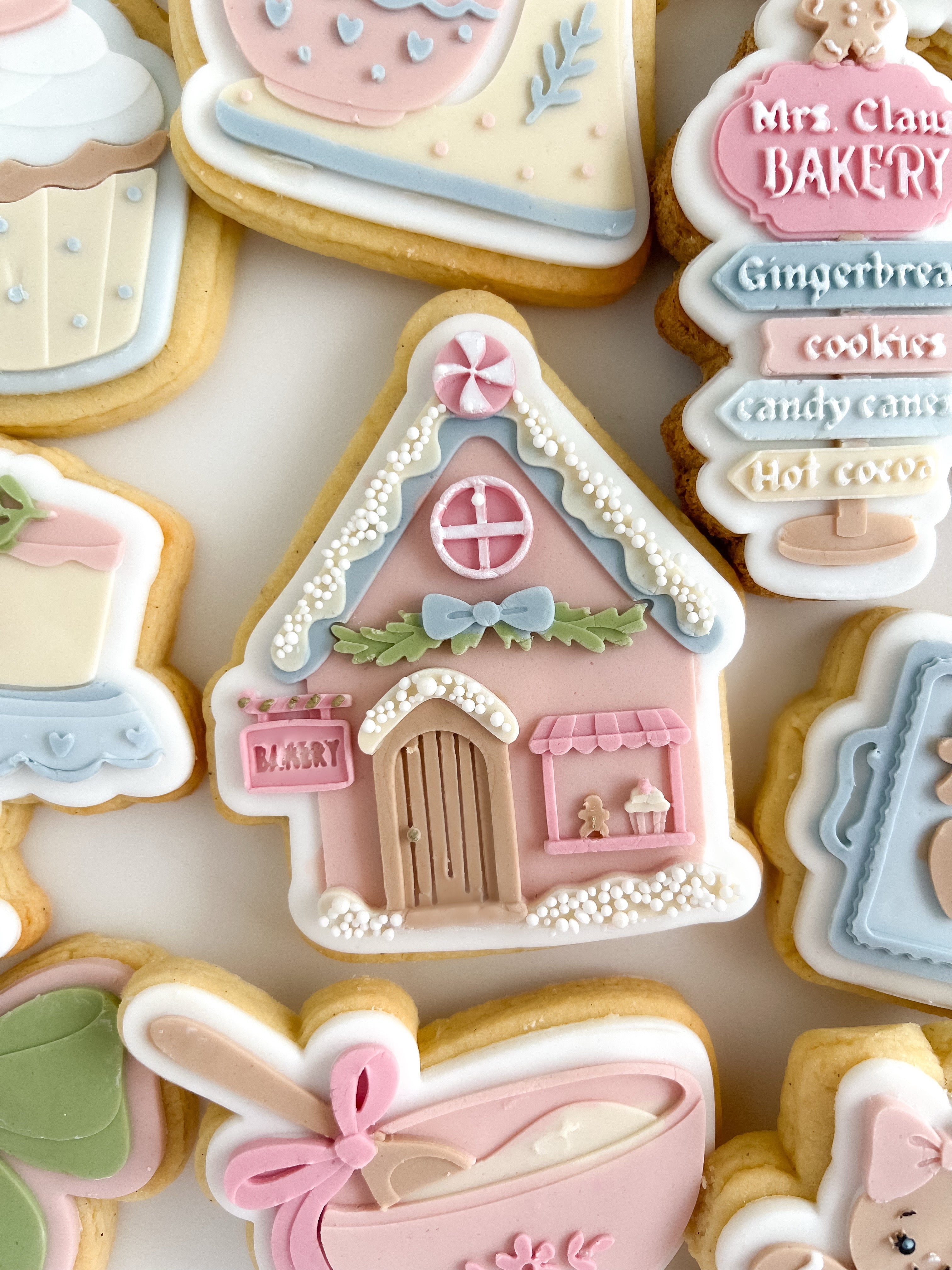 Christmas Bakery debosser and cutter