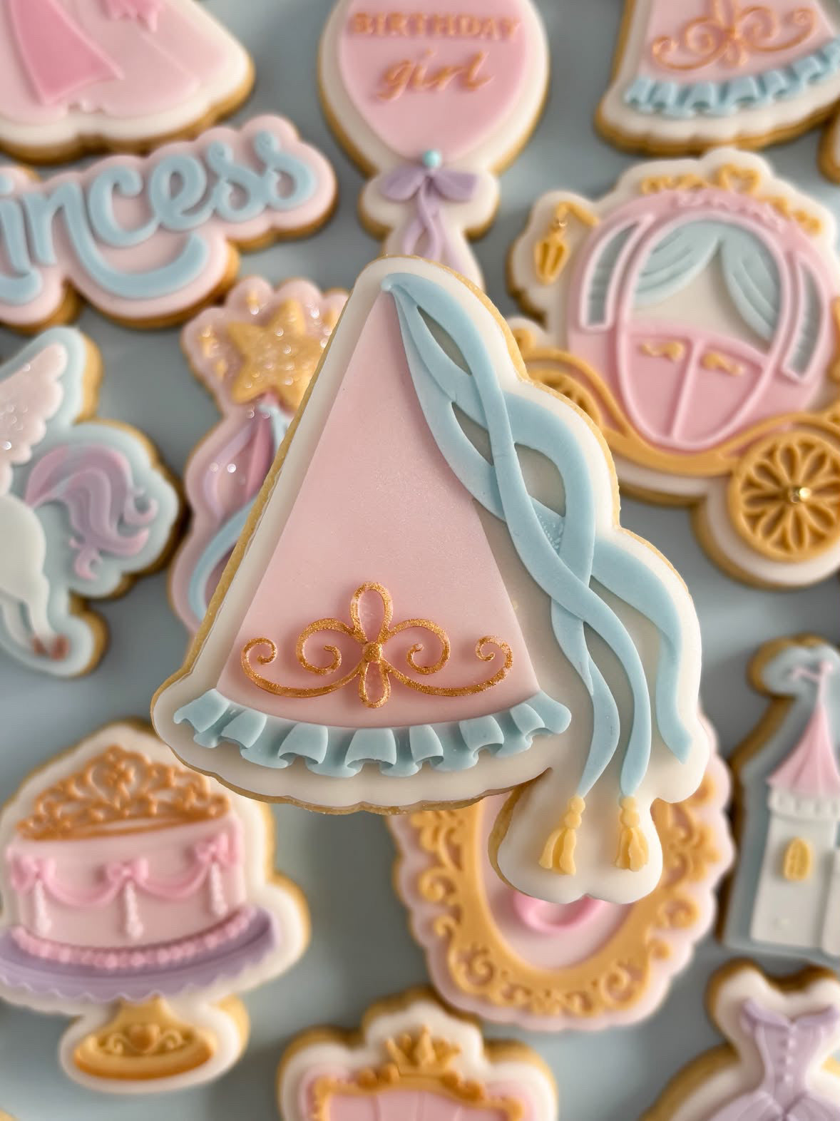 Princess party hat debosser and cutter