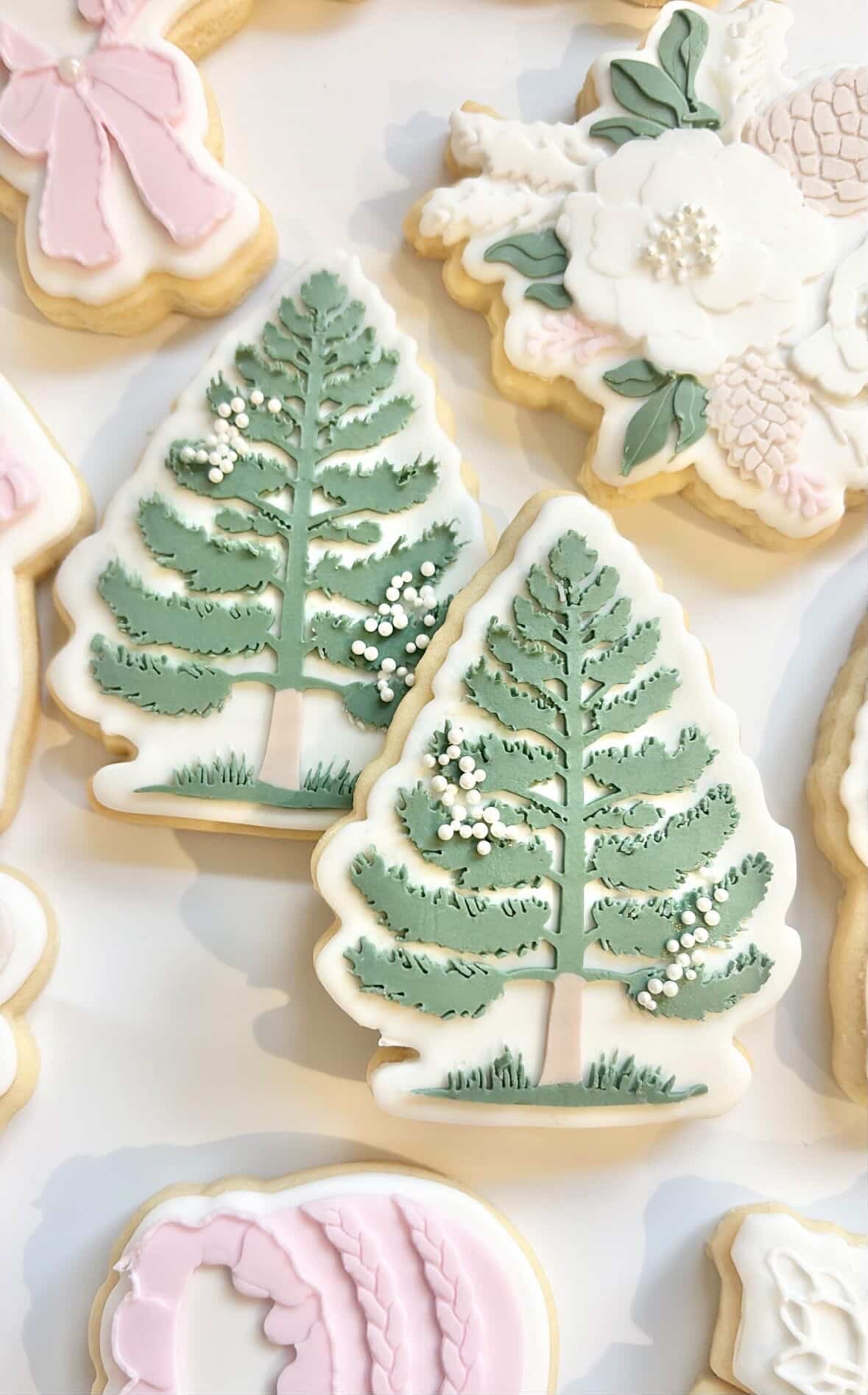 Pine tree debosser and cutter