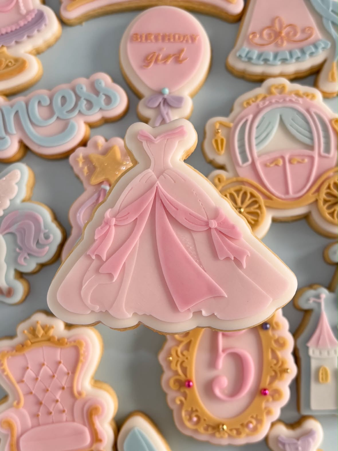 Princess dress V1 debosser and cutter