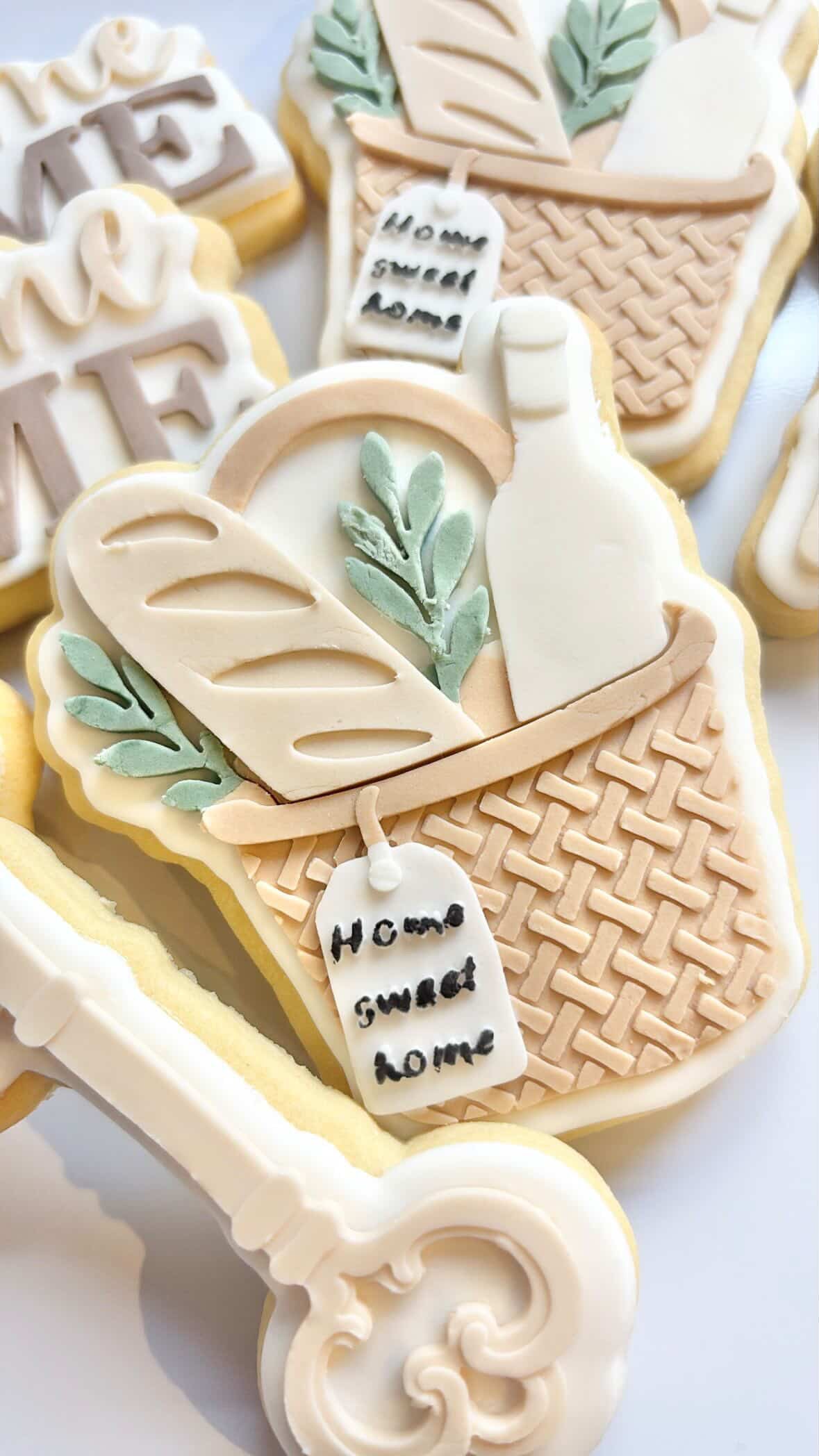 Housewarming basket debosser and cutter