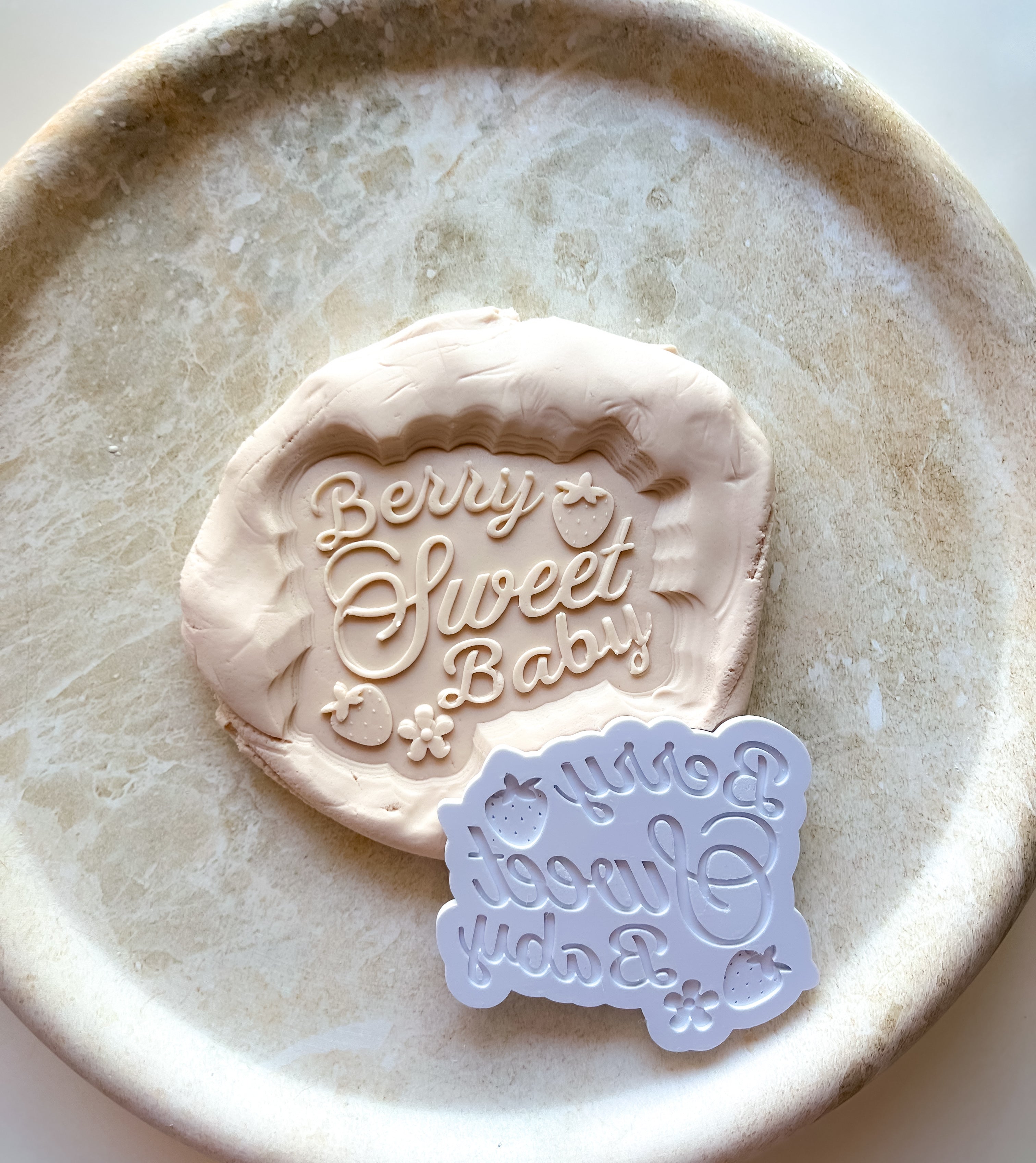 Berry sweet baby debosser and cutter