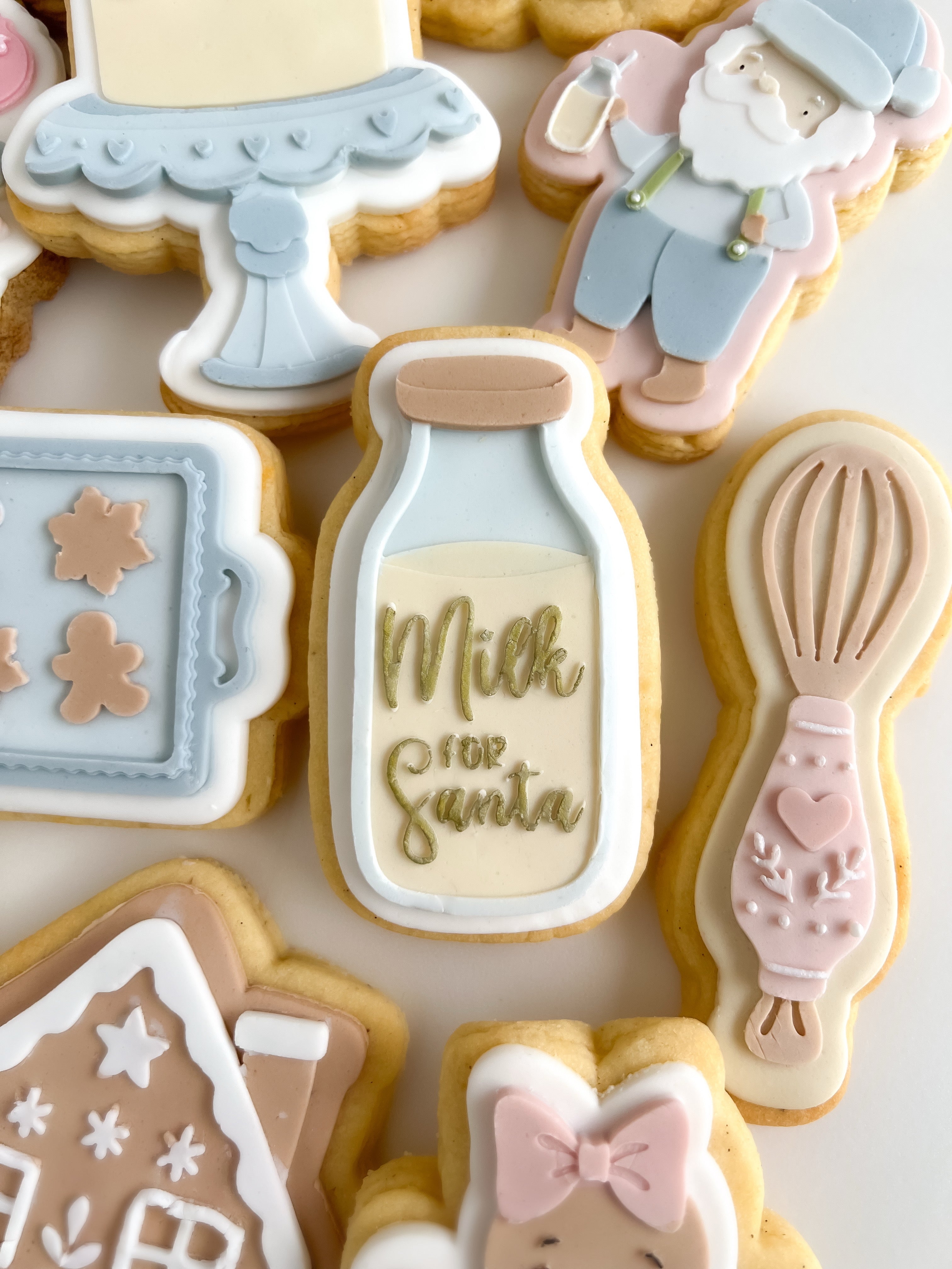 Milk for Santa milk jar debosser and cutter