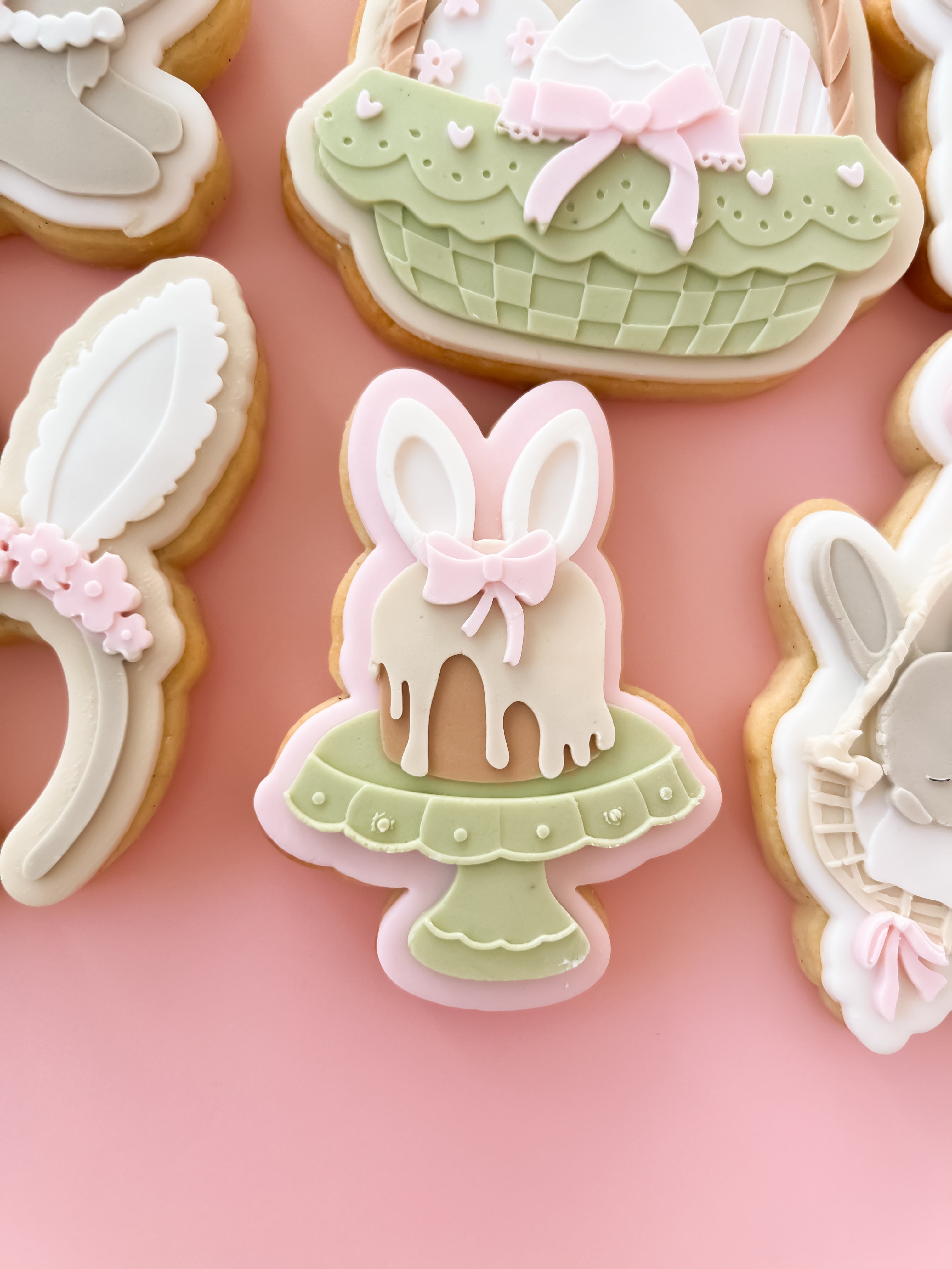 Bunny cake debosser and cutter