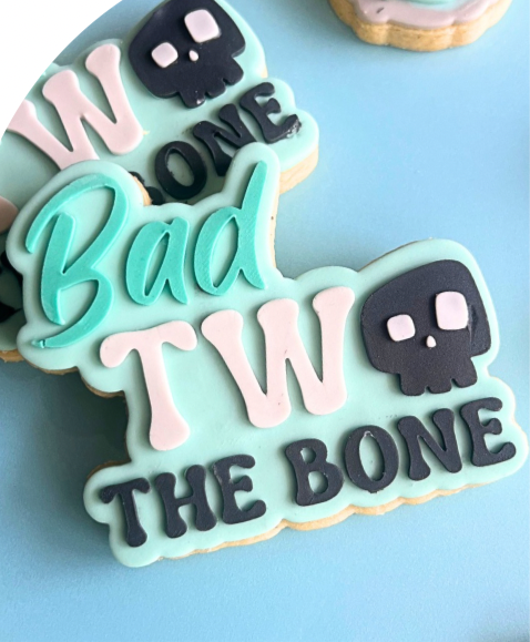 Bad two the bone word debosser and cutter