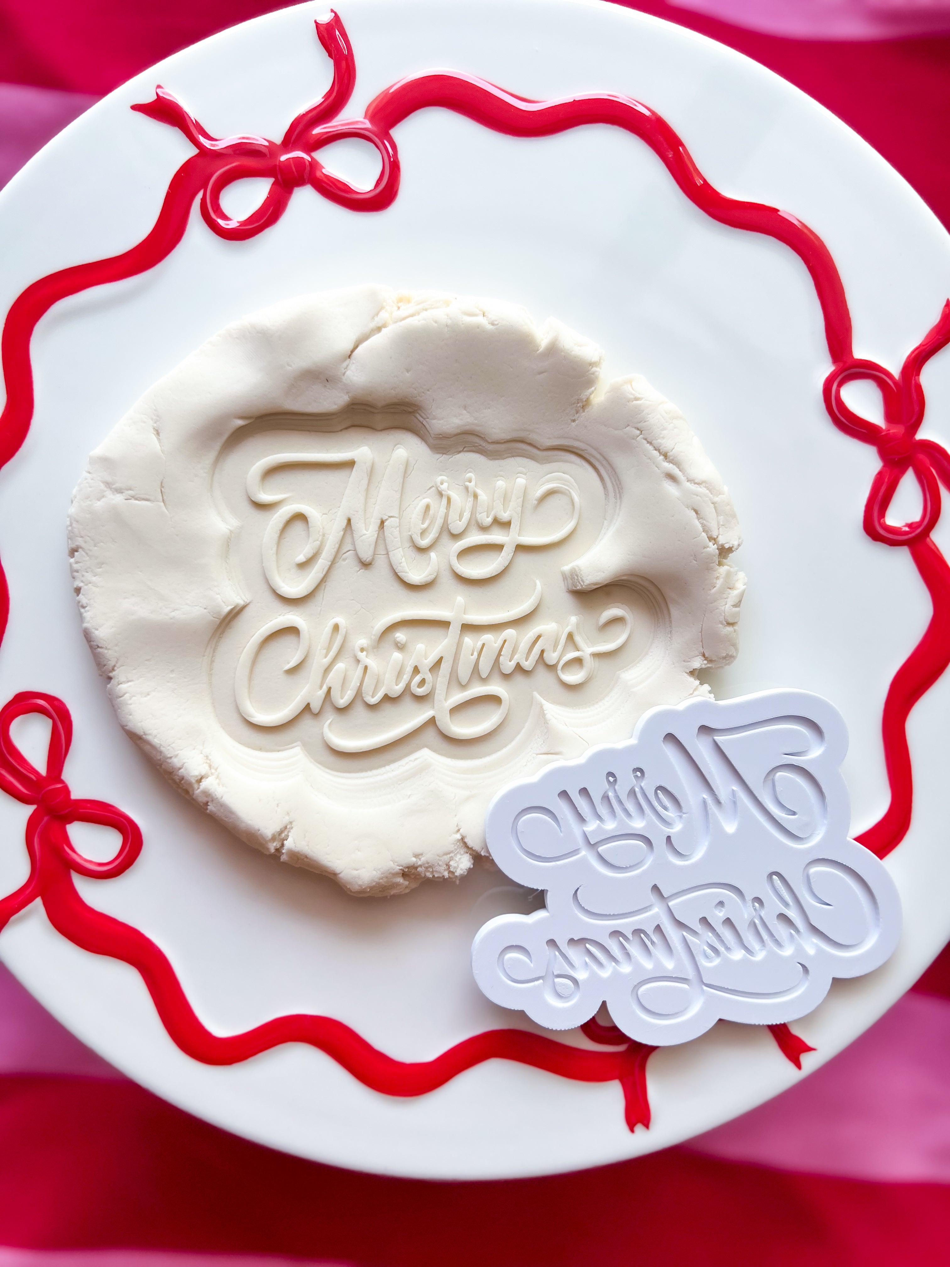 Merry Christmas debosser and cutter