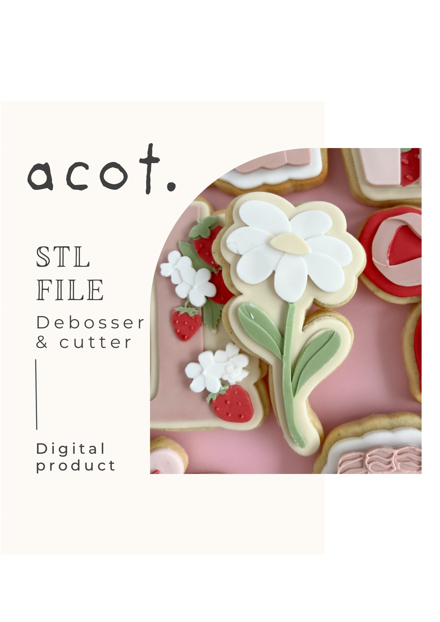 STL FILE Daisy debosser and cutter