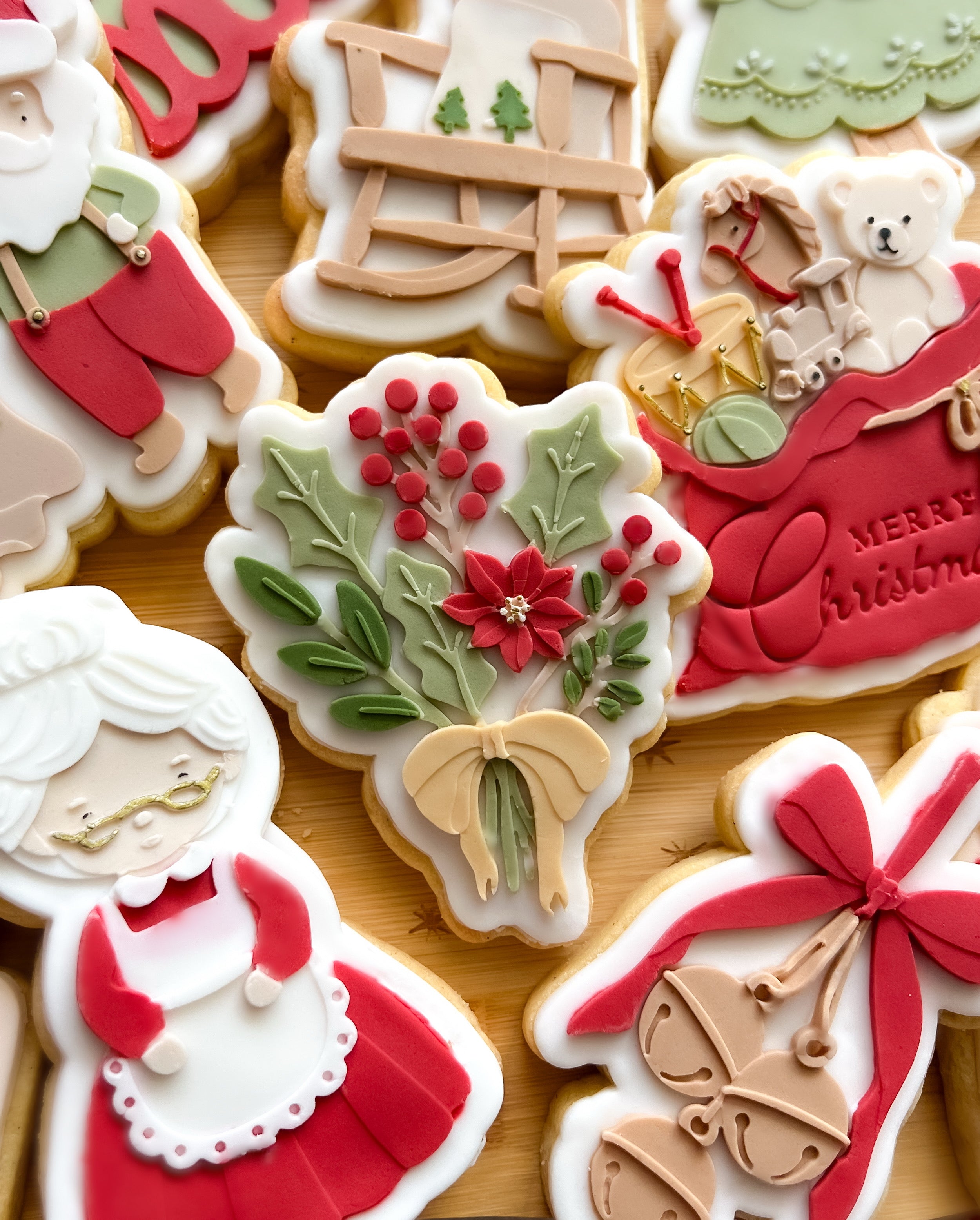 Christmas bouquet debosser and cutter