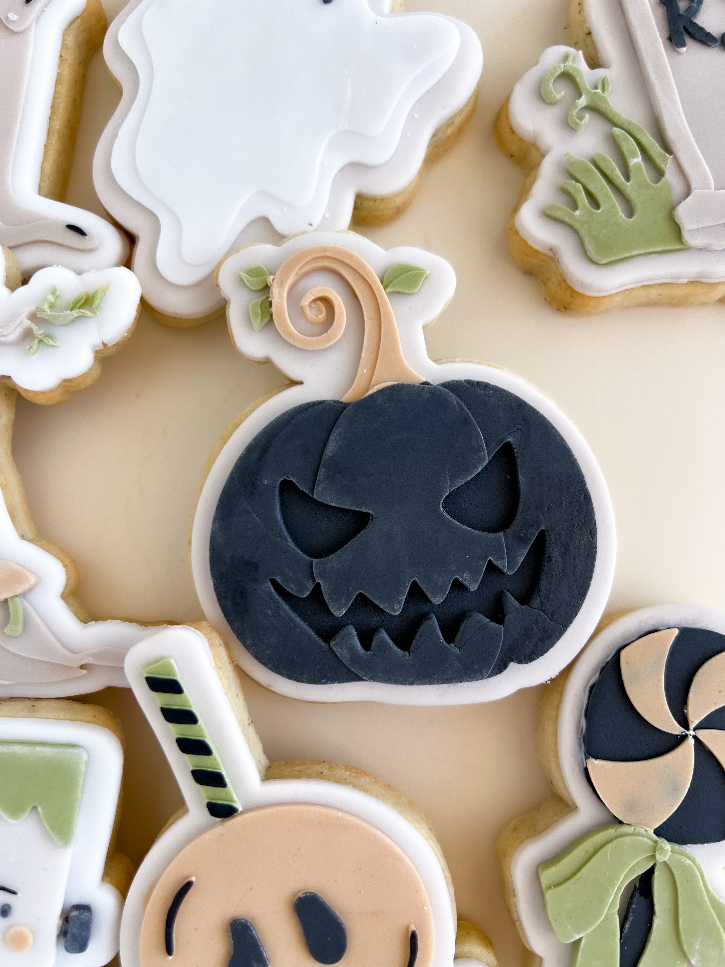 Evil pumpkin debosser and cutter