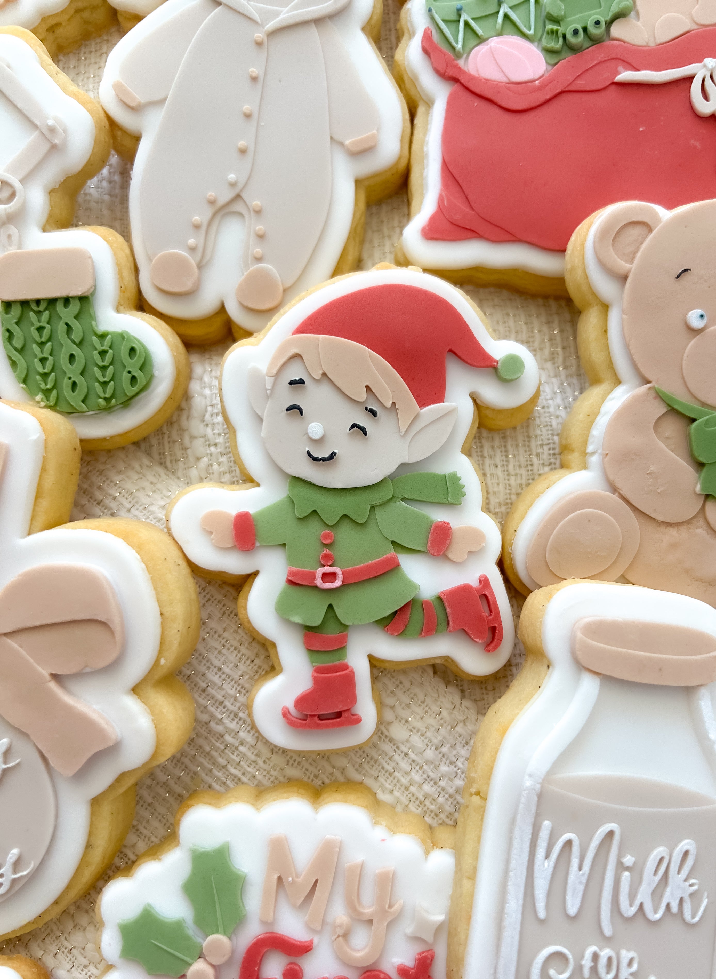 Skating elf debosser and cutter