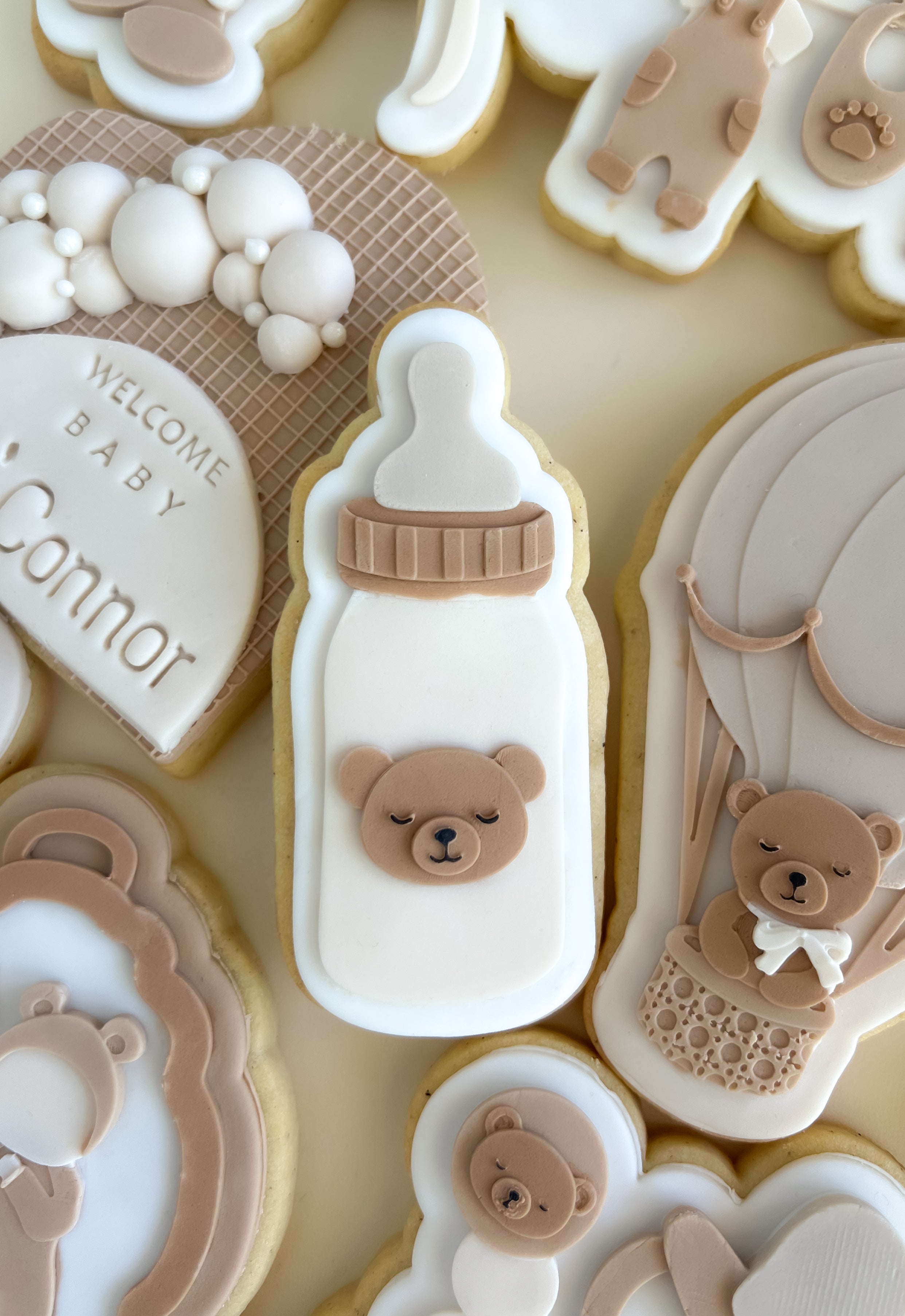 Bear baby bottle debosser and cutter