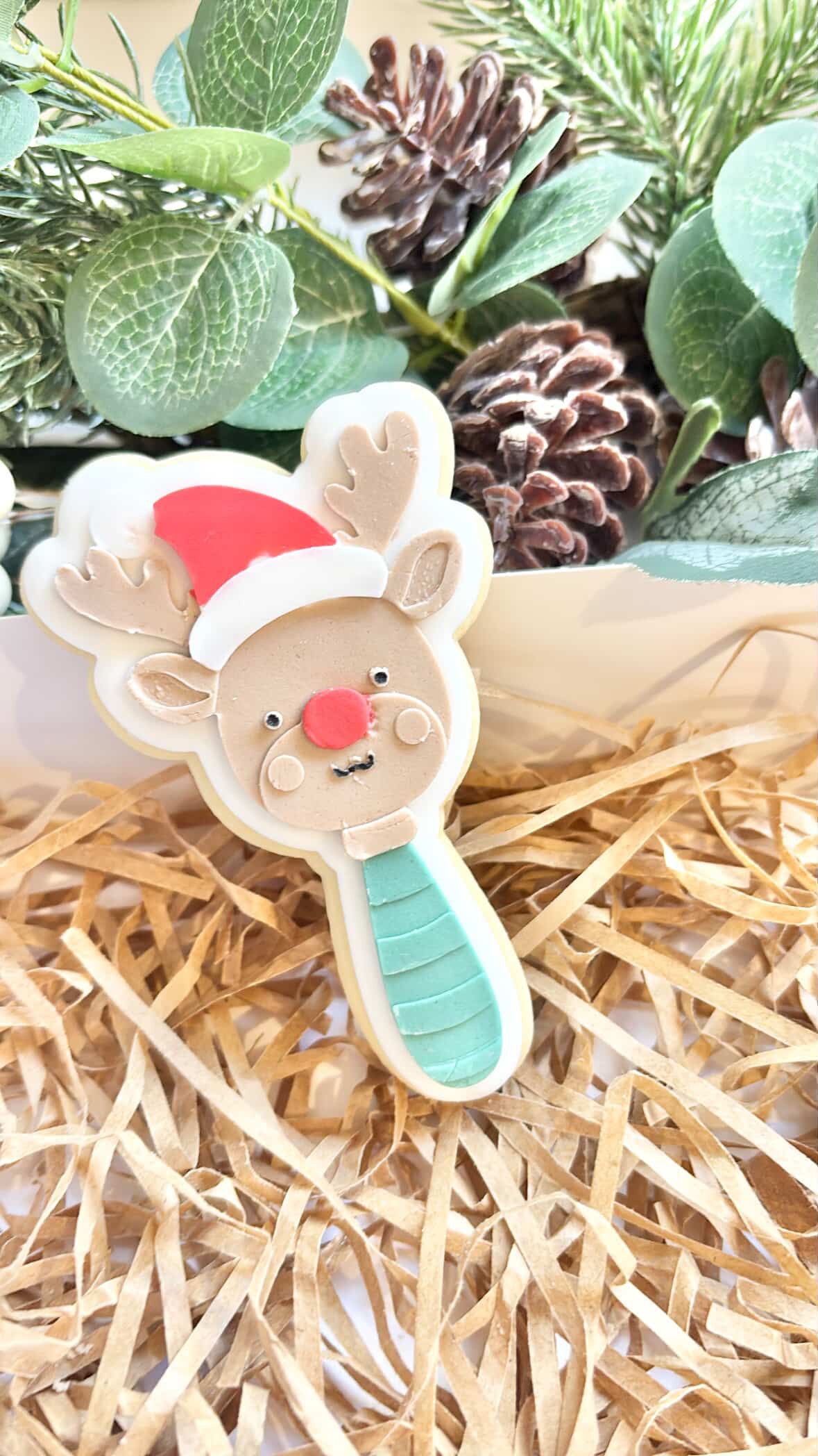 Reindeer baby toy debosser and cutter