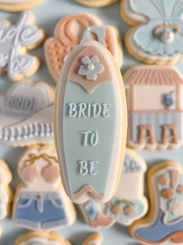 Bride to be surfboard debosser and cutter