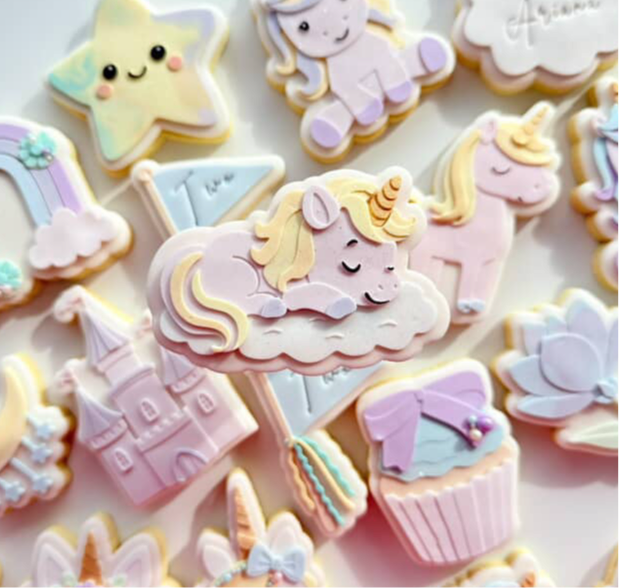 Unicorn on cloud debosser and cutter