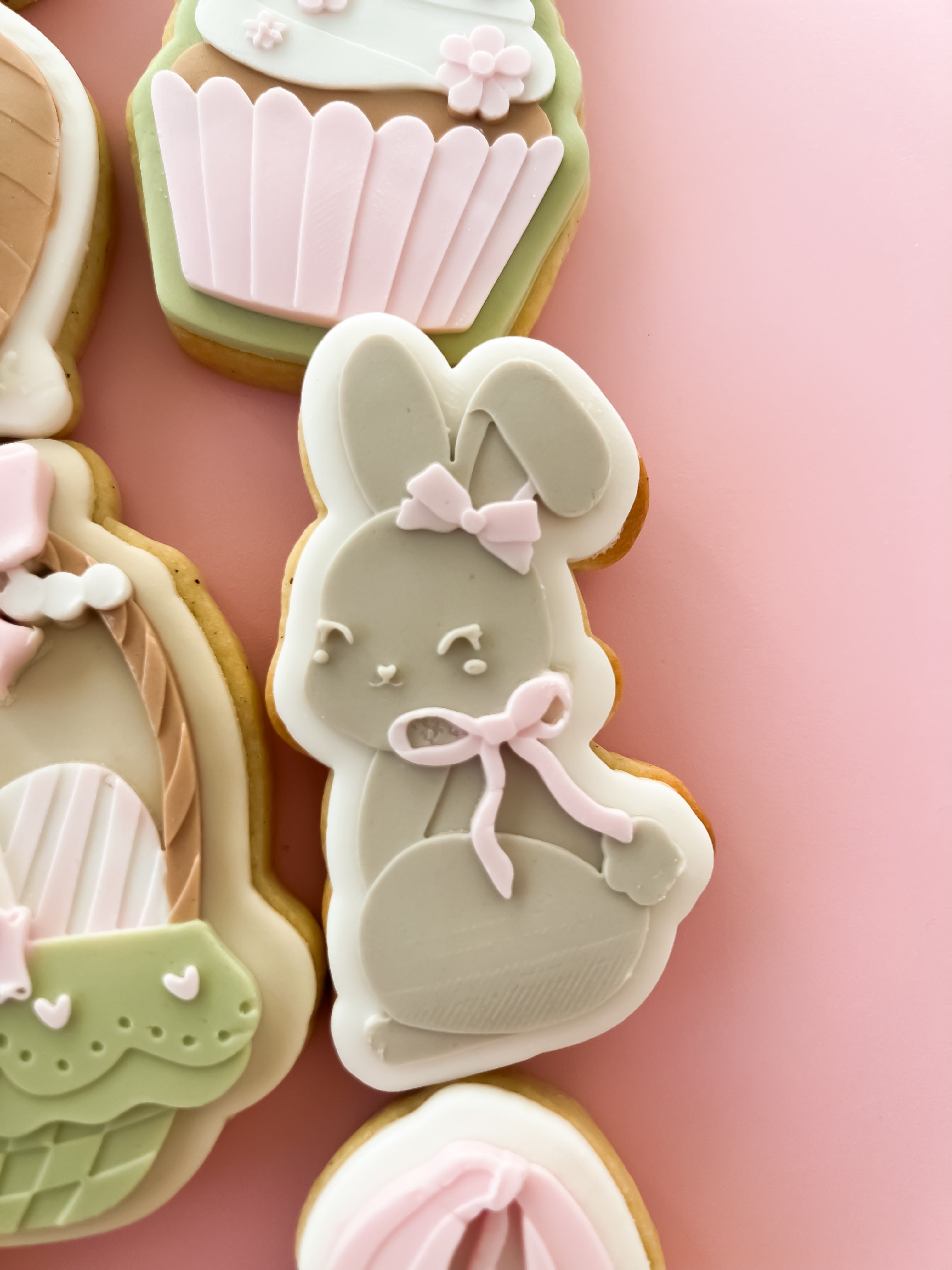 Coquette bunny debosser and cutter