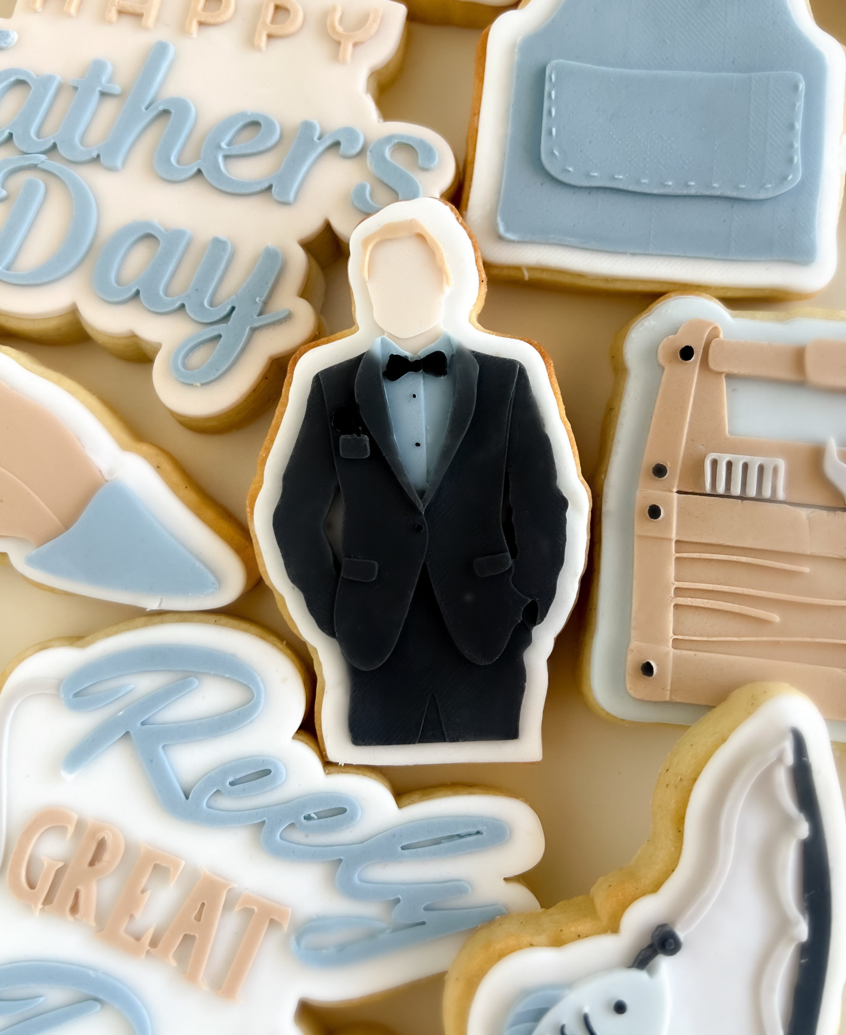 Suited man/ Groom V2 debosser and cutter