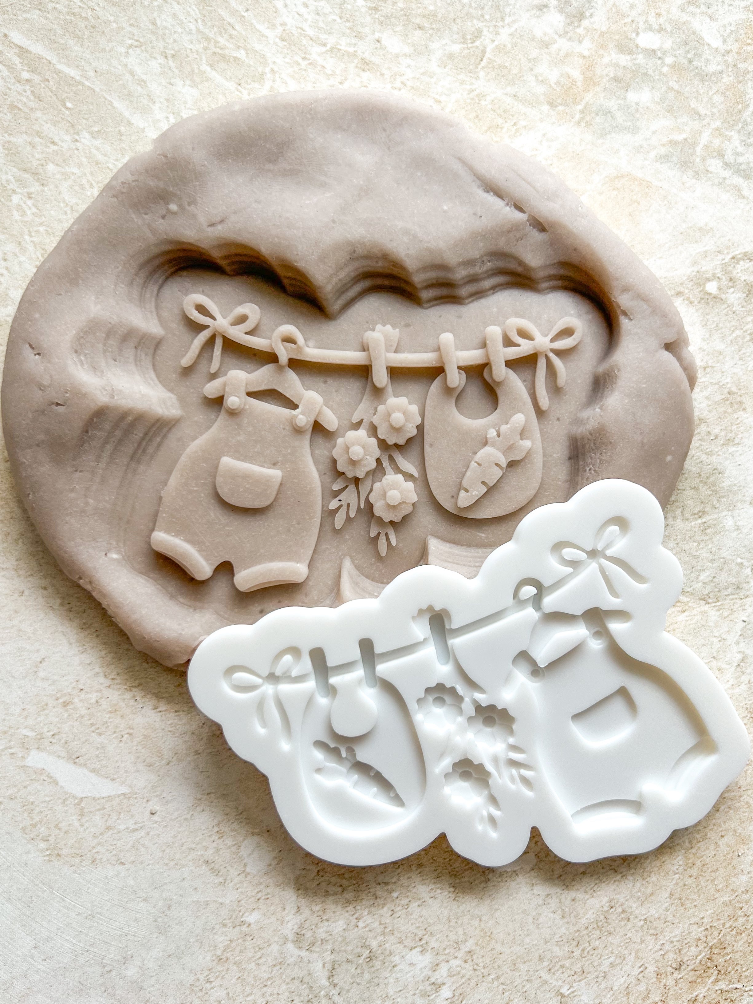 Locally grown baby items debosser and cutter