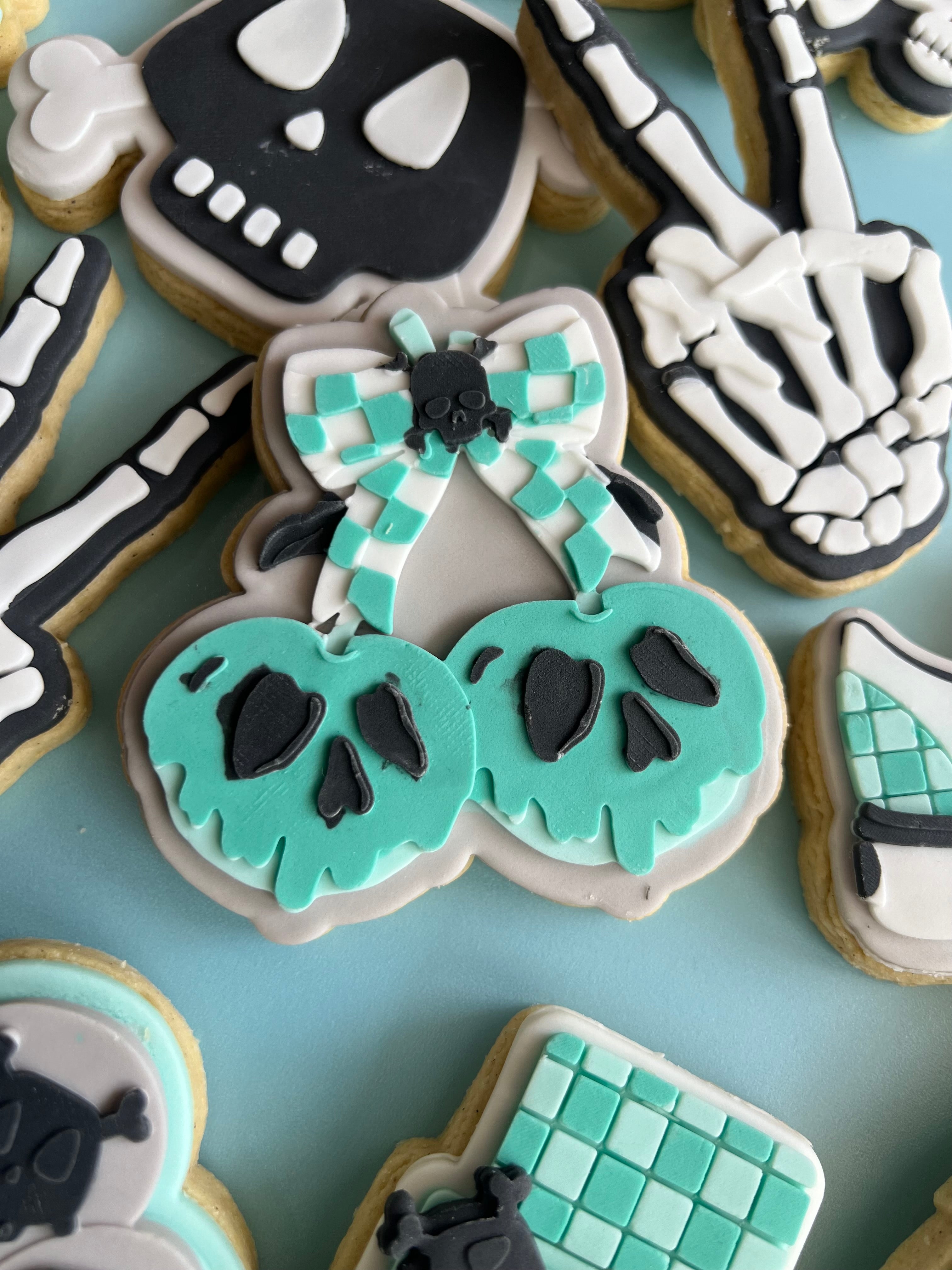 Skull cherries debosser and cutter