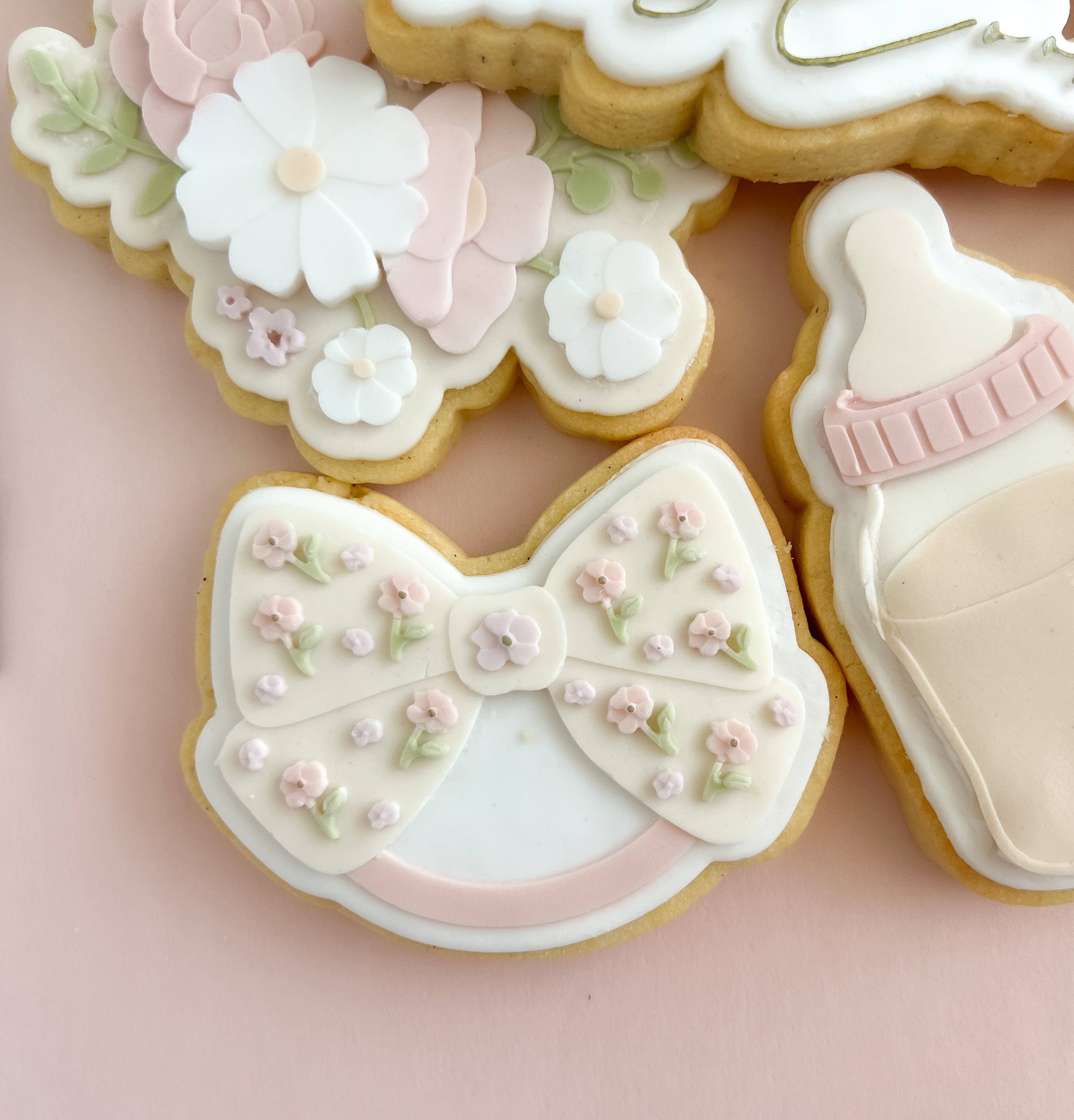 Floral baby headband debosser and cutter