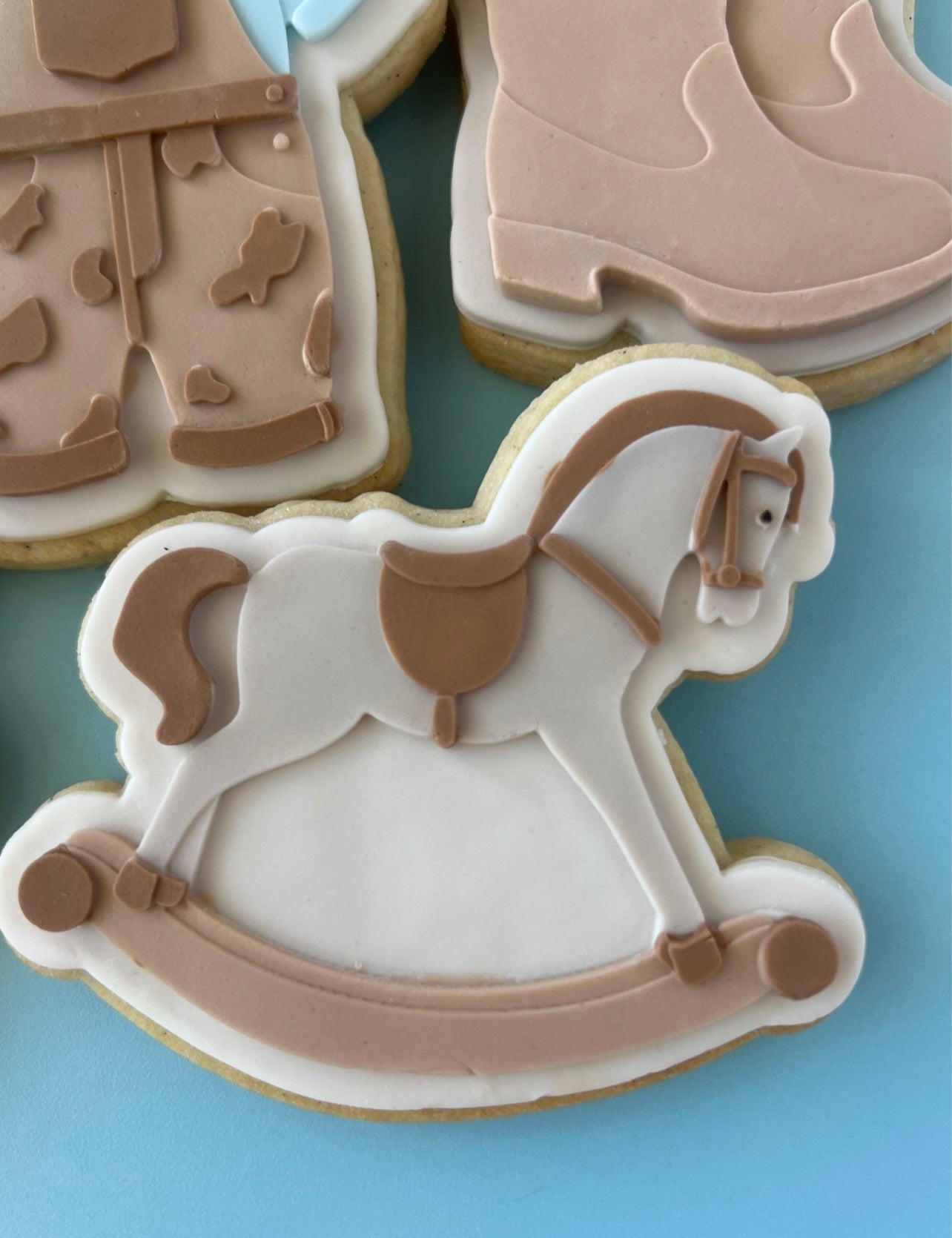 Vintage rocking horse debosser and cutter