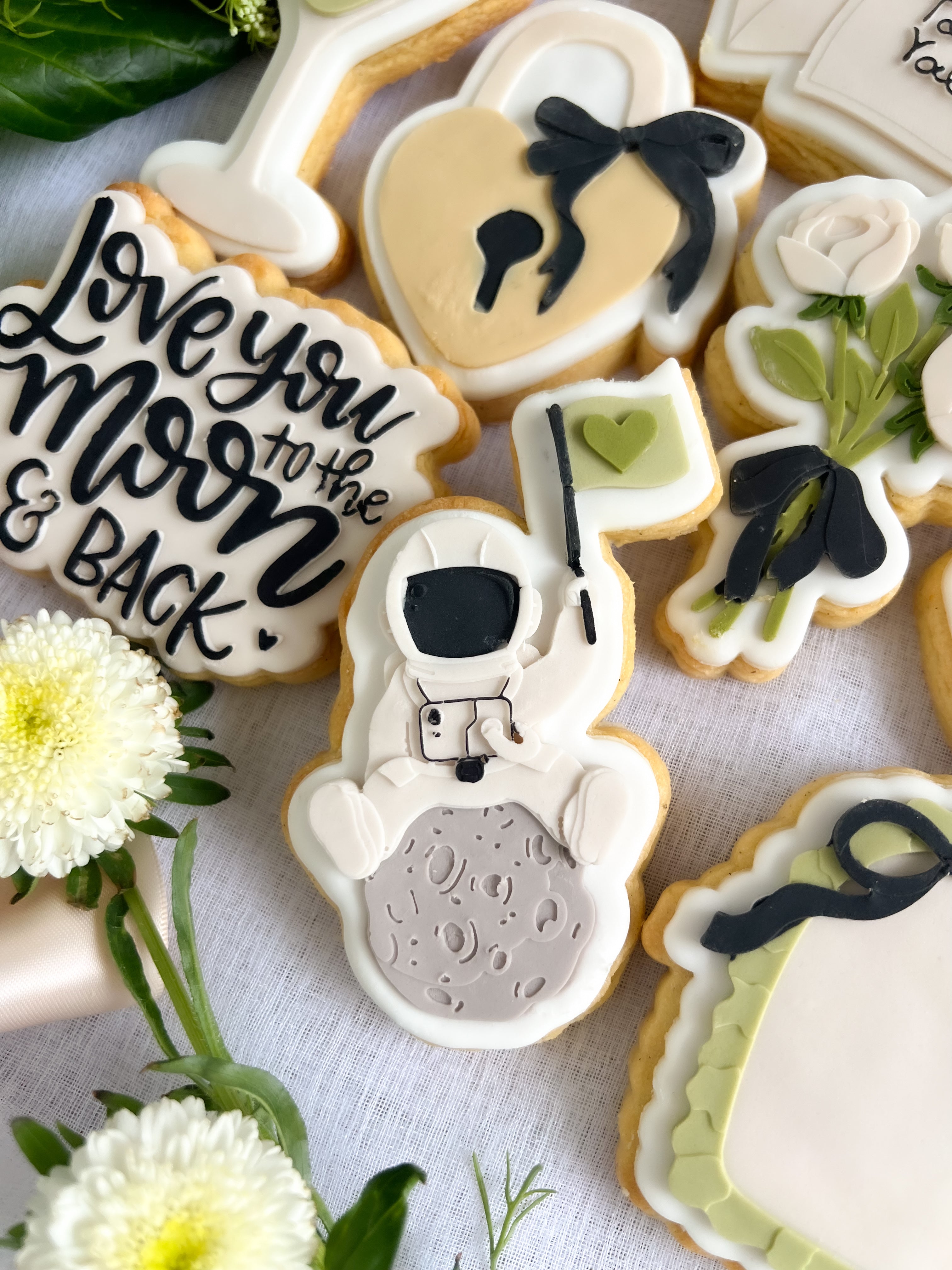 Astronaut on plant debosser and cutter