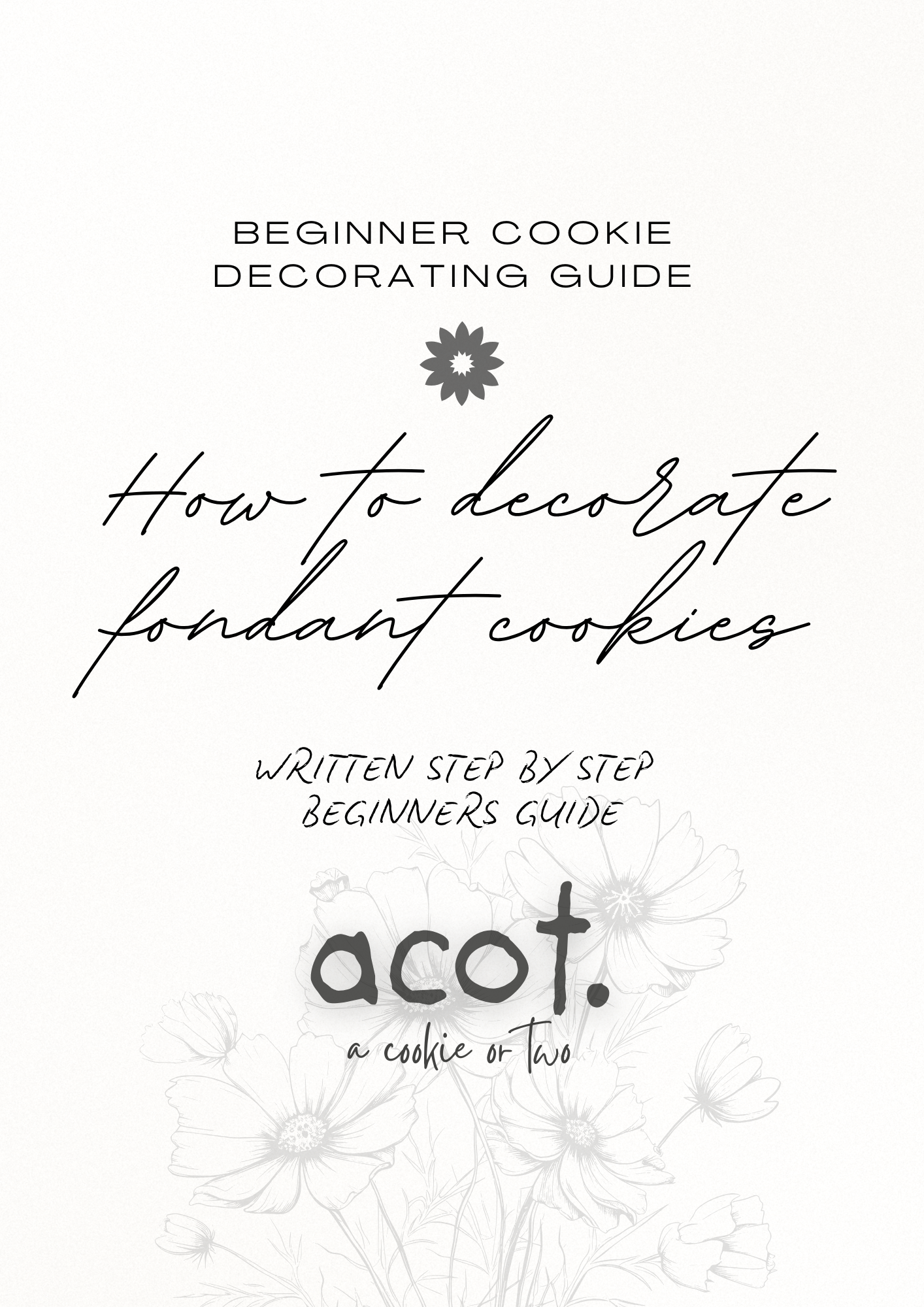 BEGINNER cookie decorating guide; How to decorate fondant cookies