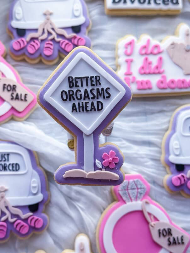 Better orgasms ahead road sign debosser and cutter