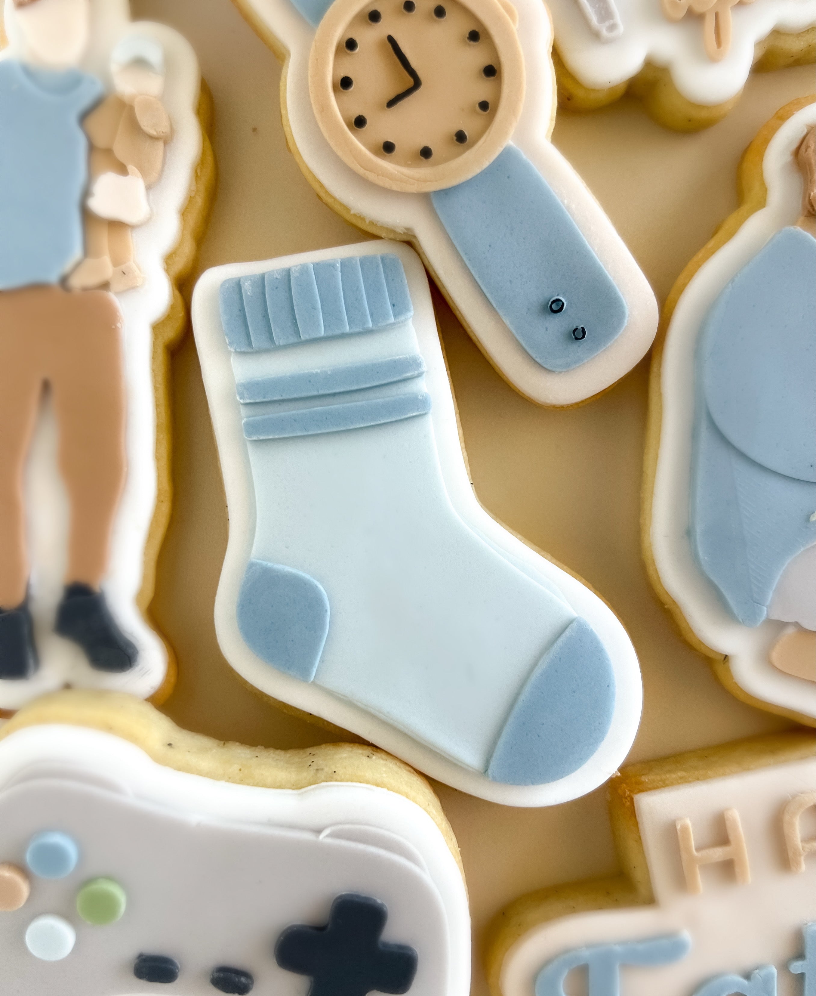 Sock debosser and cutter