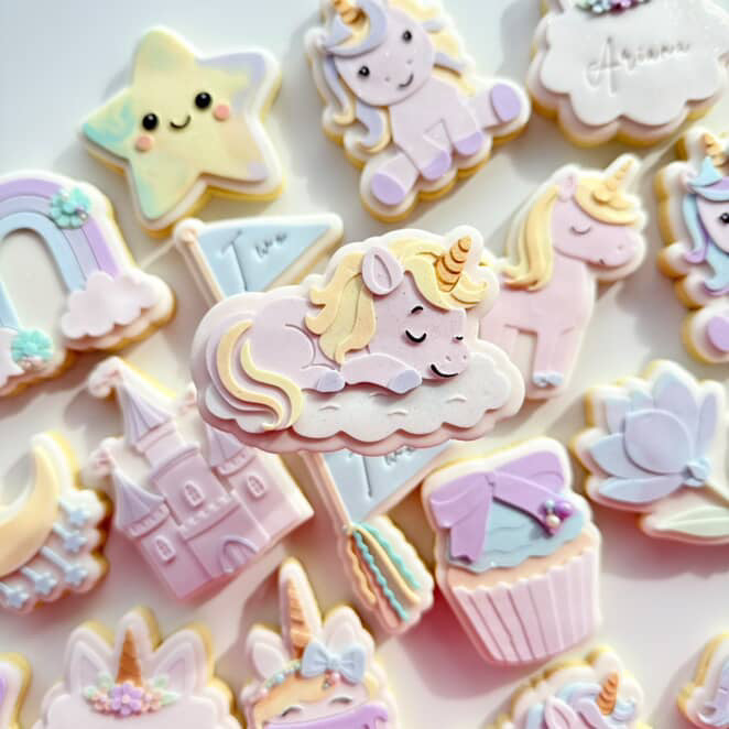 Unicorn on cloud debosser and cutter