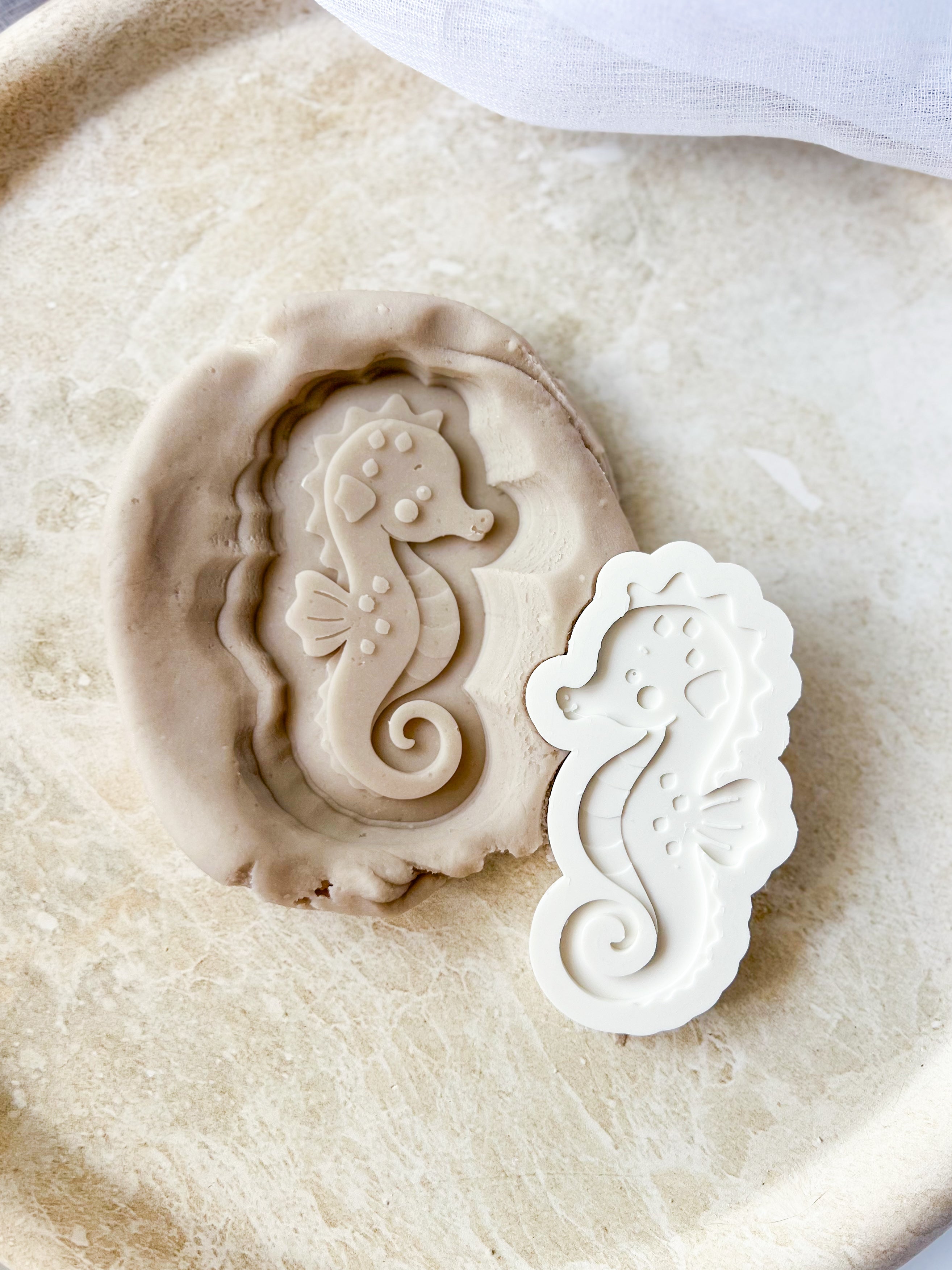 Seahorse debosser and cutter