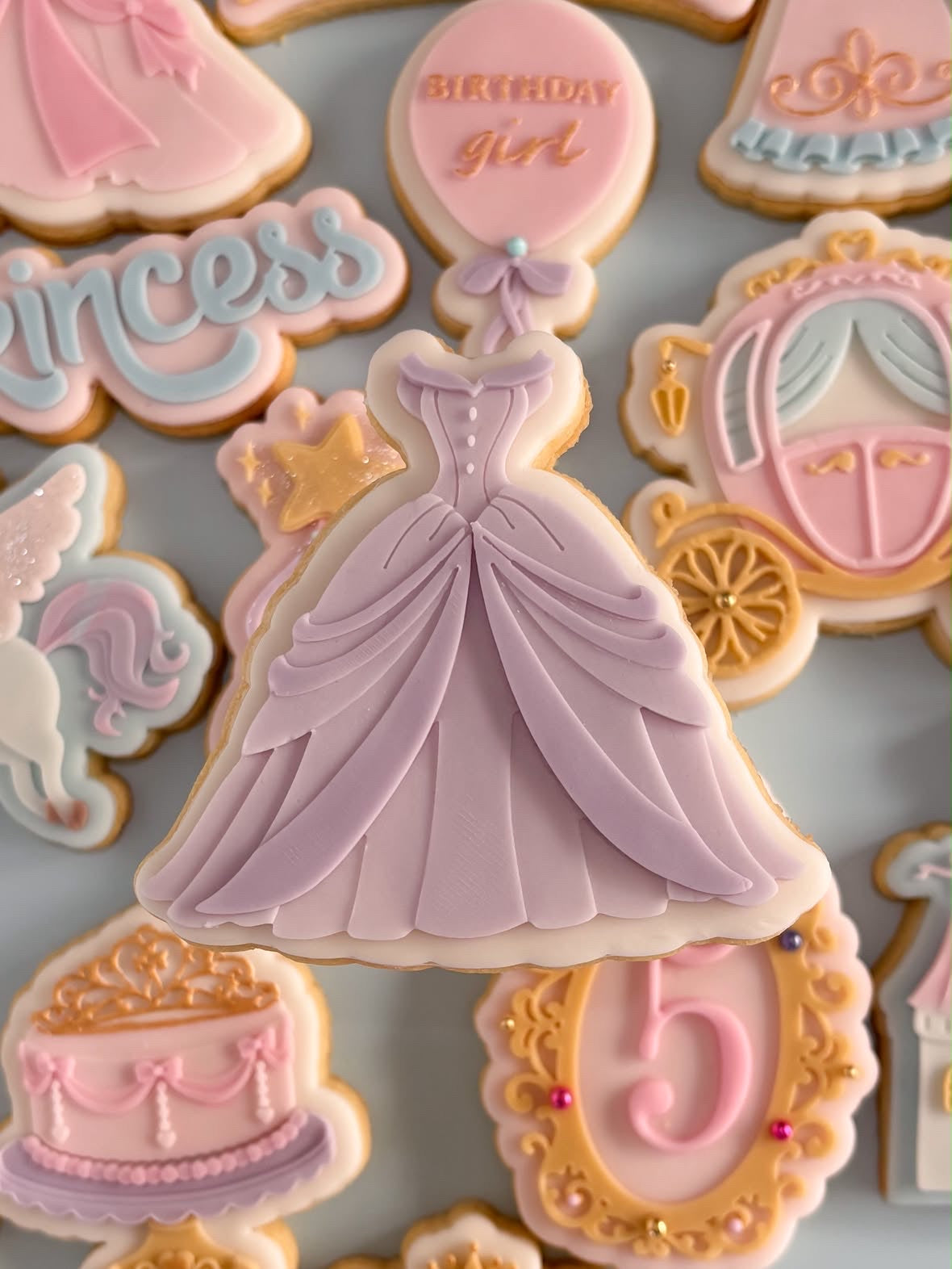 Princess dress V2 debosser and cutter