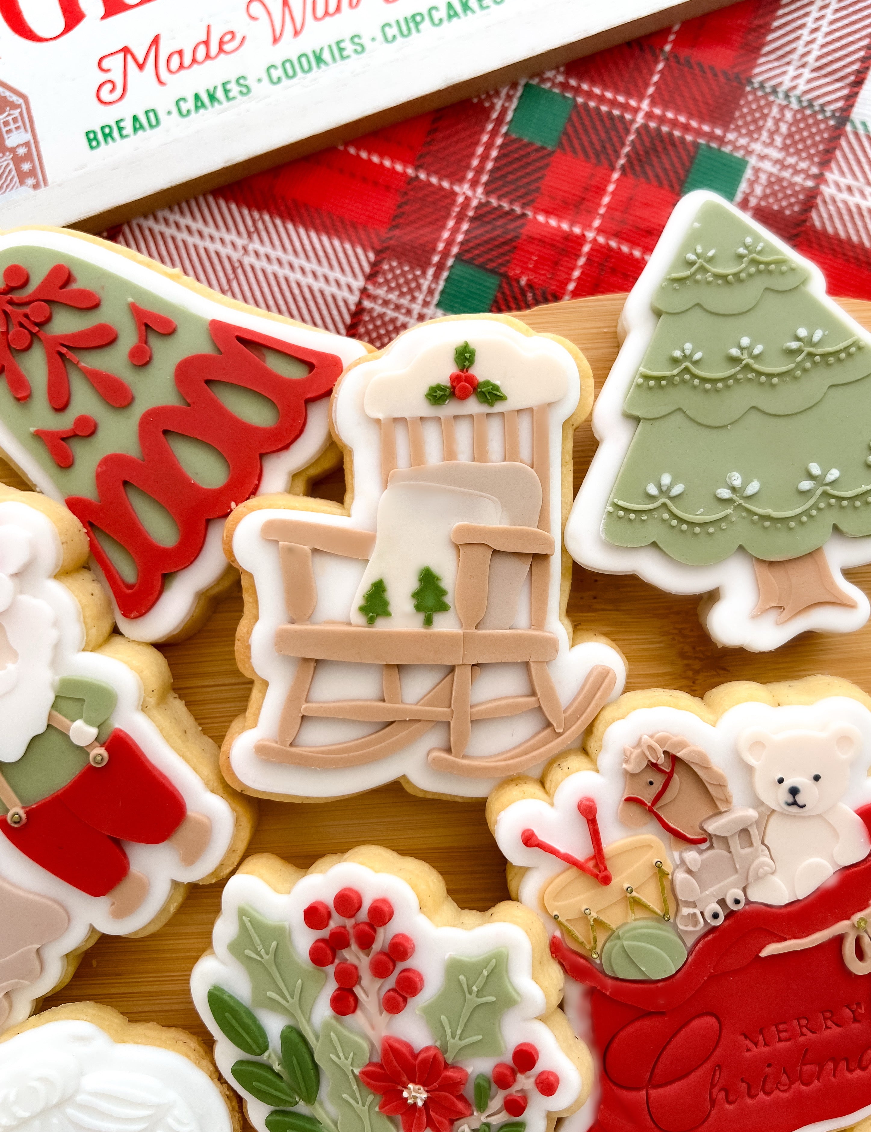 Christmas rocking chair debosser and cutter