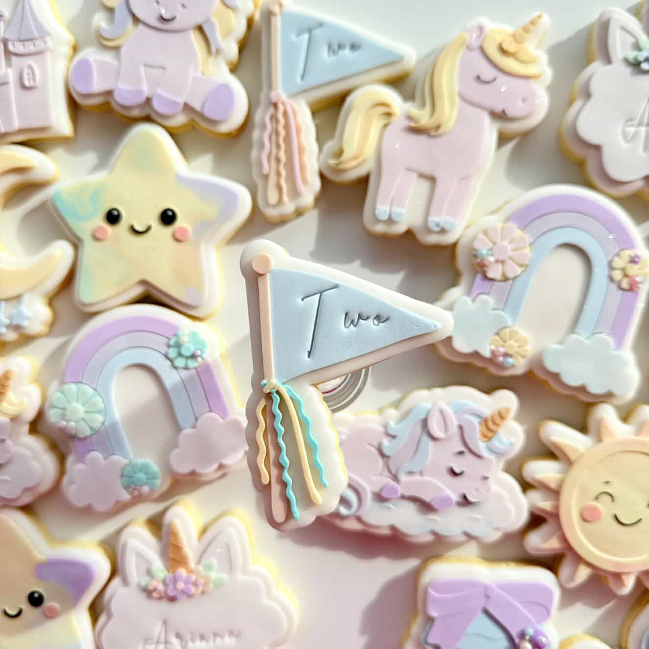 Birthday flag debosser and cutter