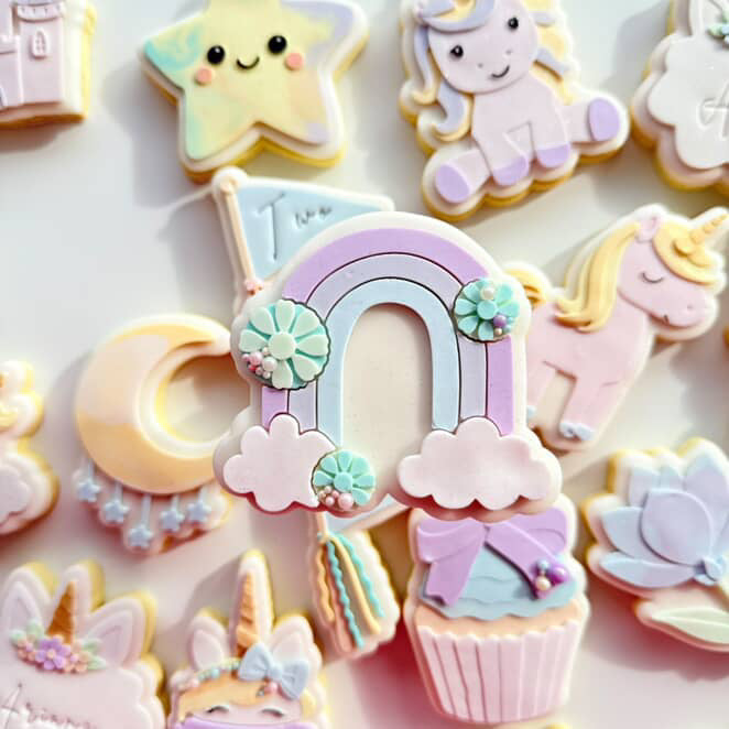 Daisy rainbow debosser and cutter