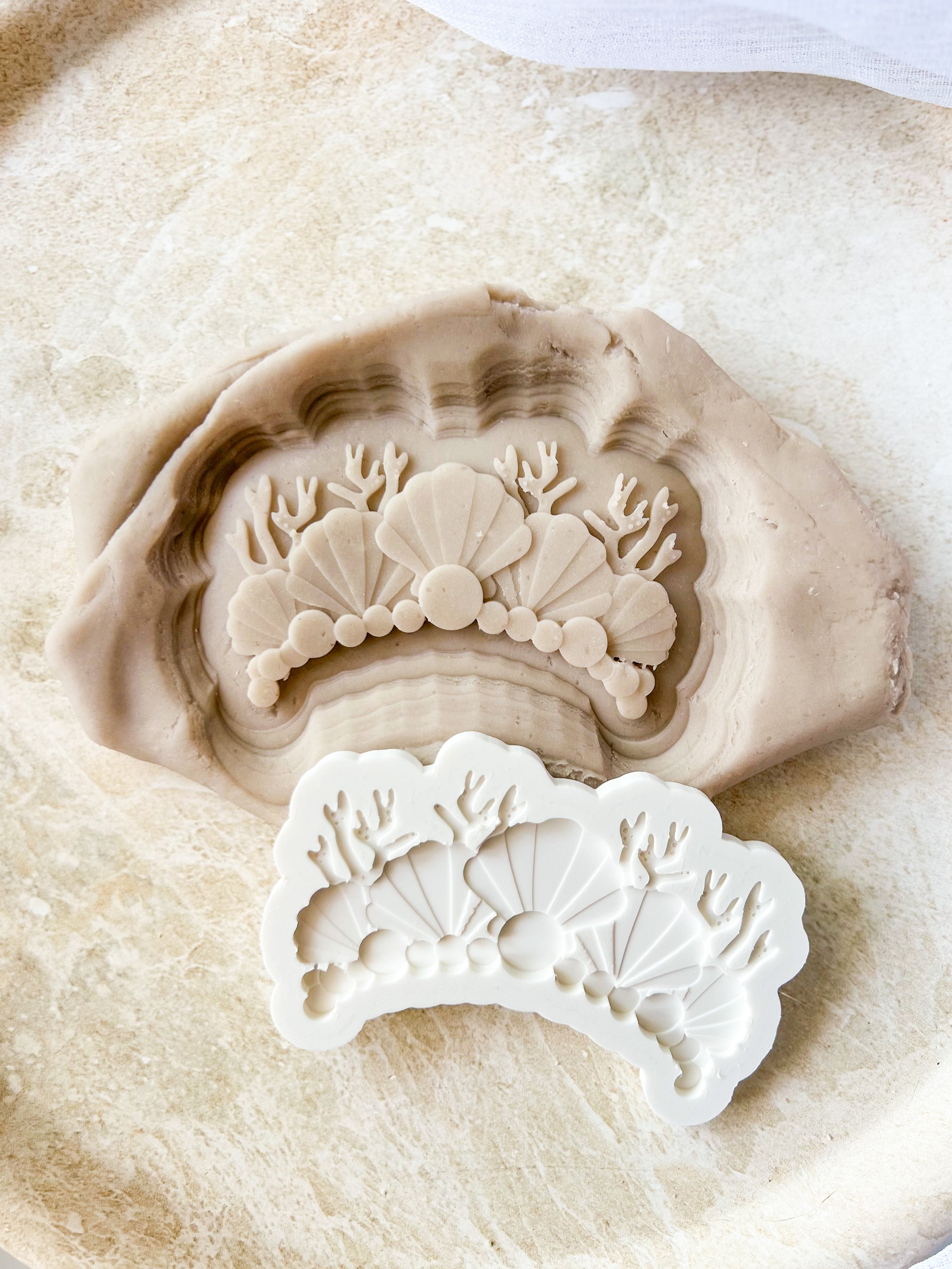 Mermaid crown debosser and cutter