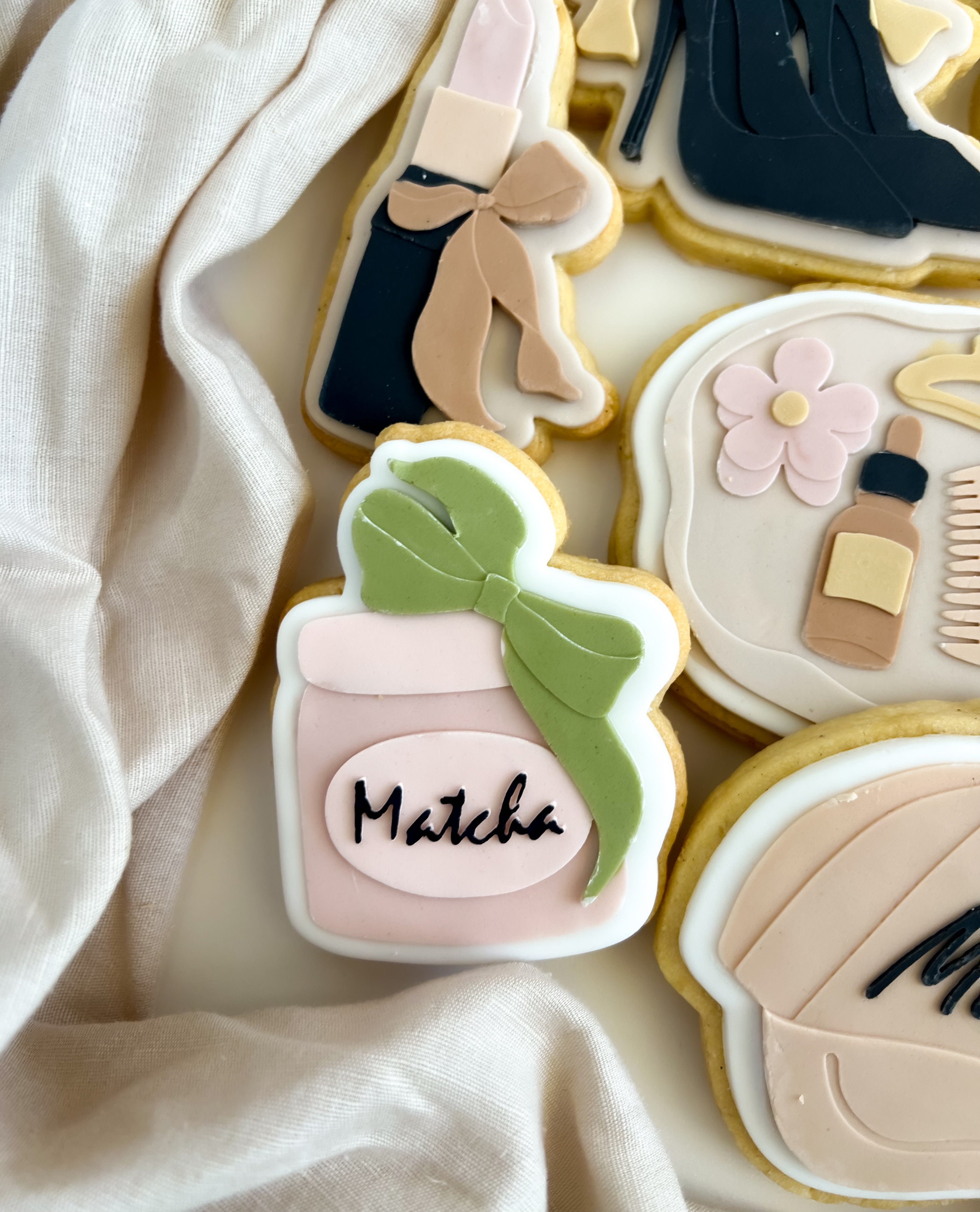 Matcha jar debosser and cutter