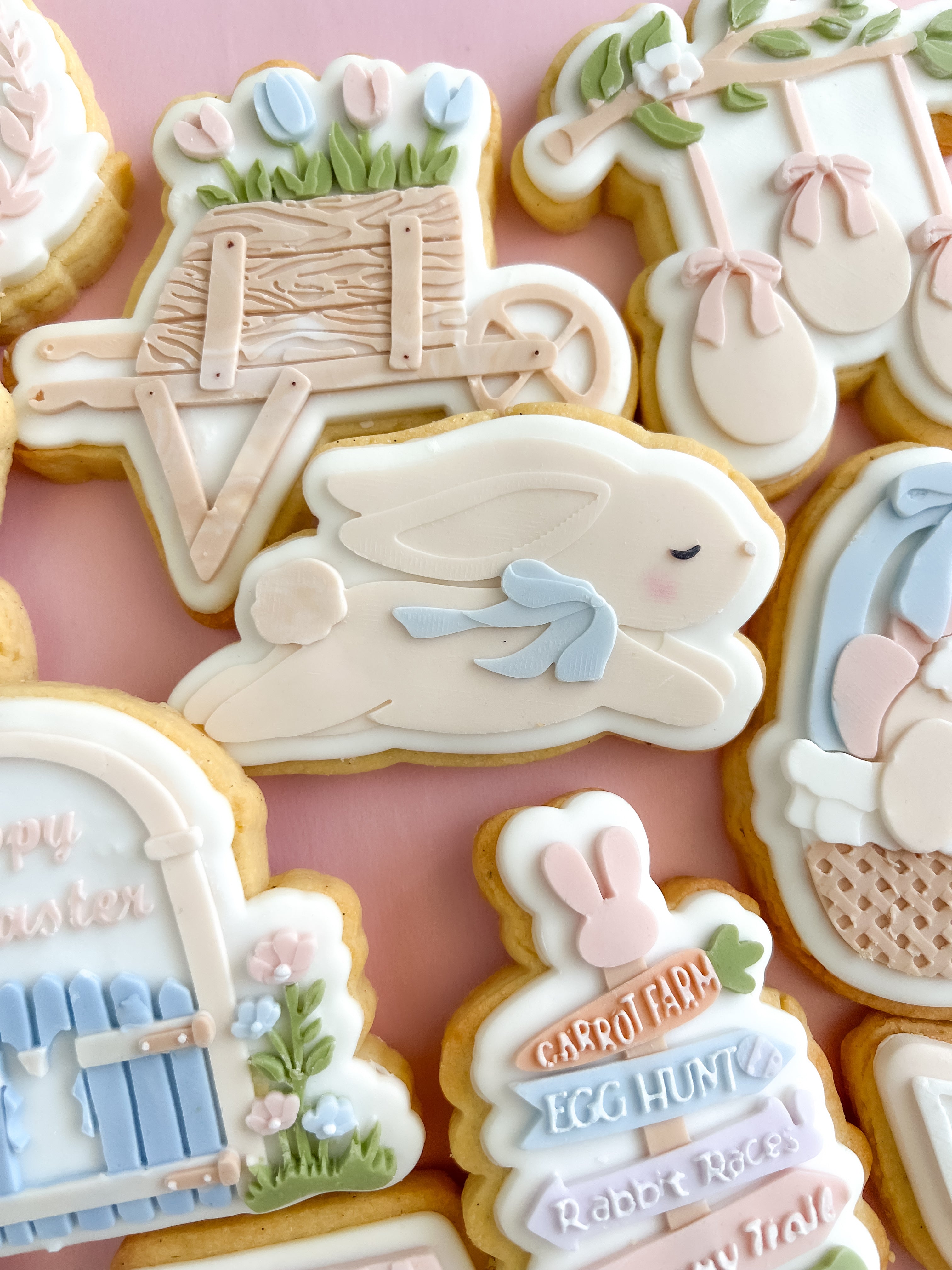 Jumping bunny debosser and cutter