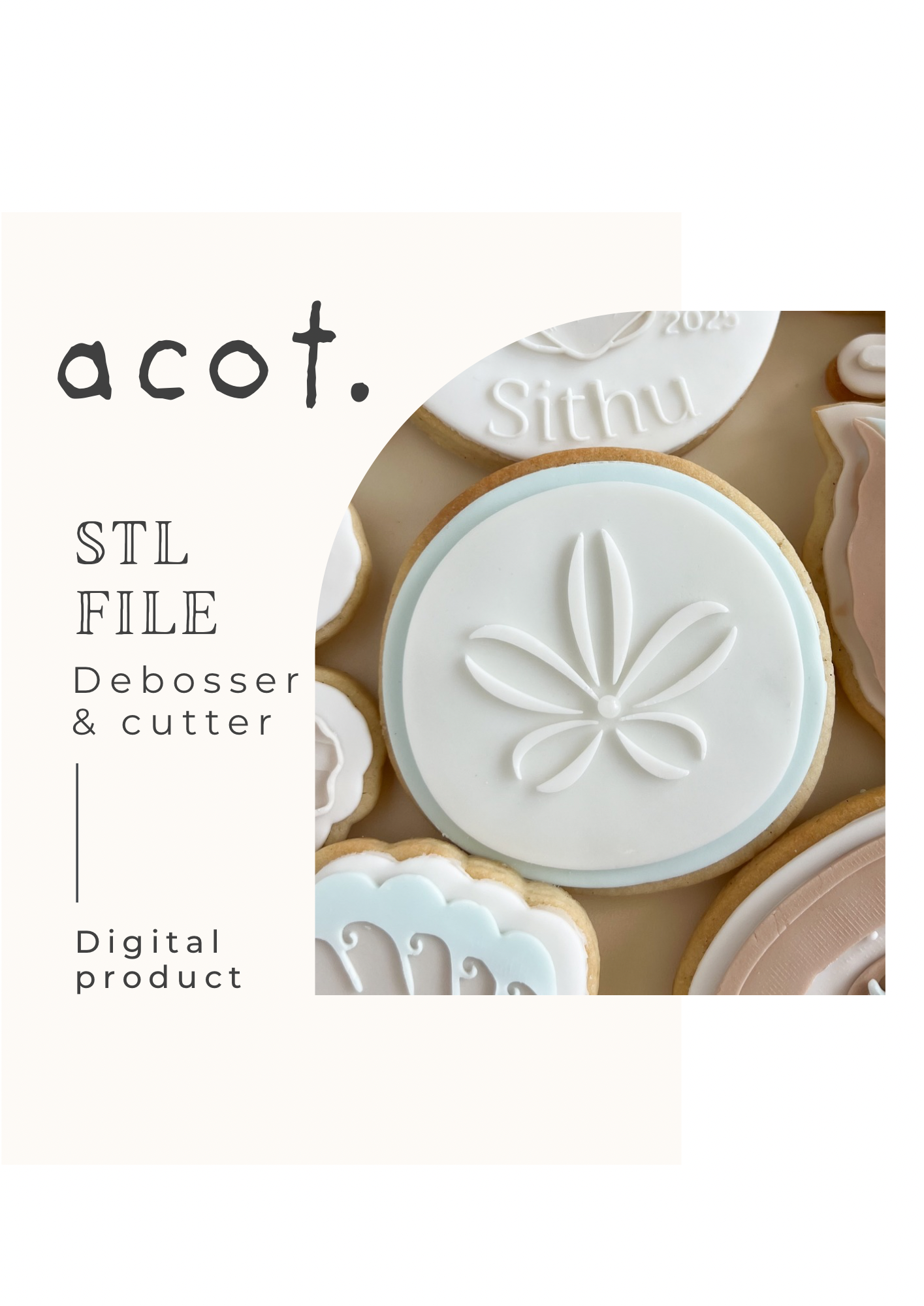 STL FILE Sand dollar debosser and cutter