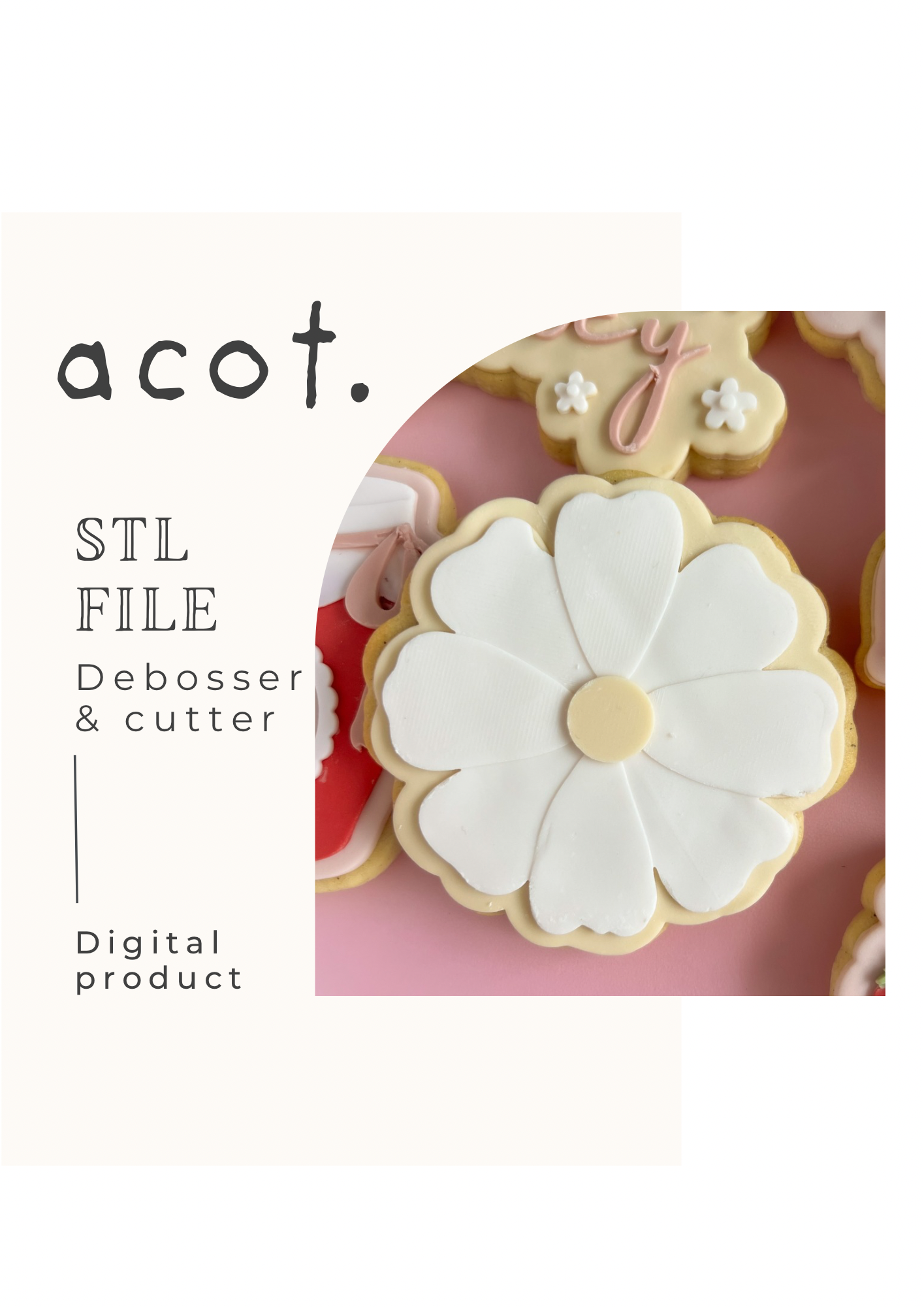 STL FILE Daisy debosser and cutter